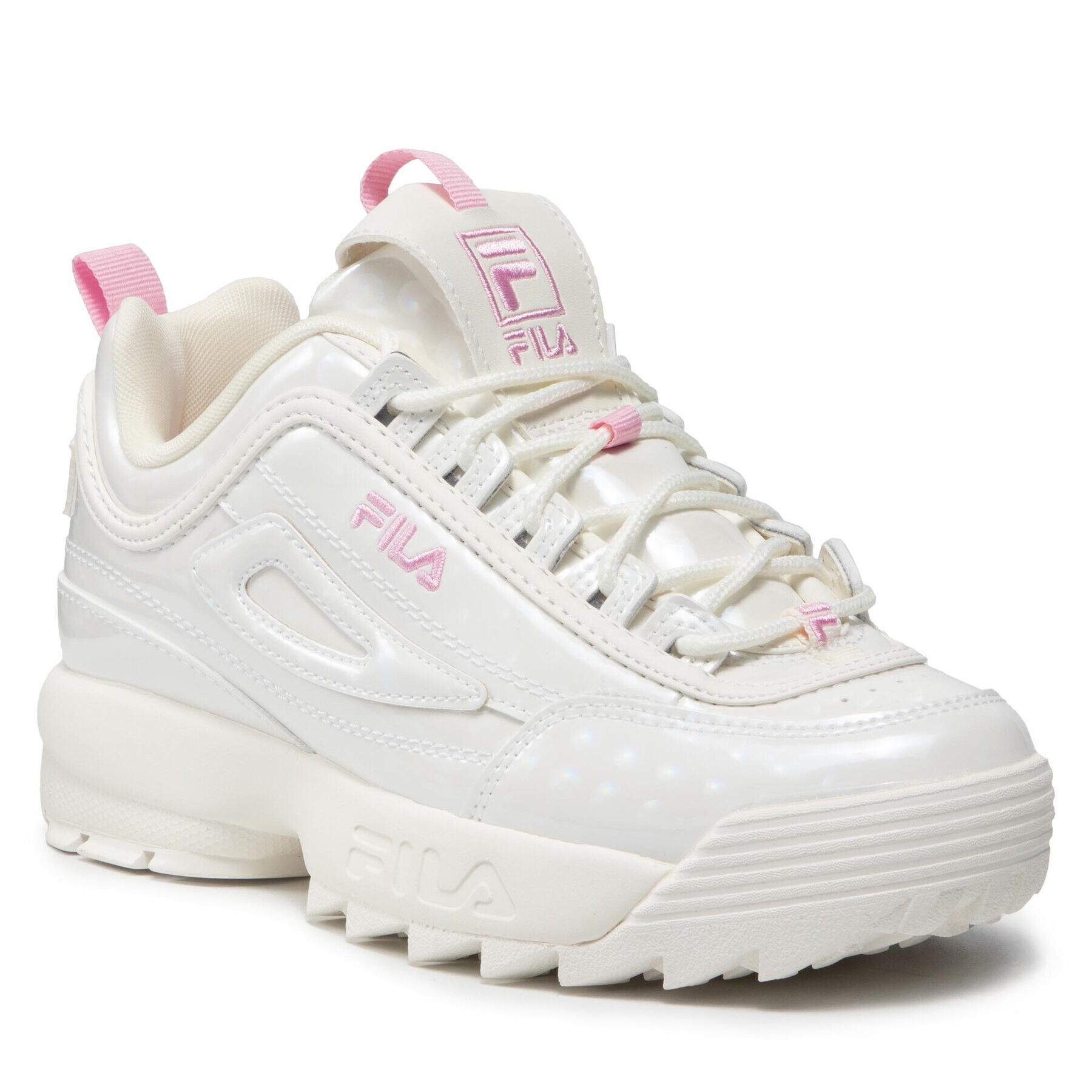 Fila Сникърси Disruptor F Kids 1011081.96R M Бял - Pepit.bg