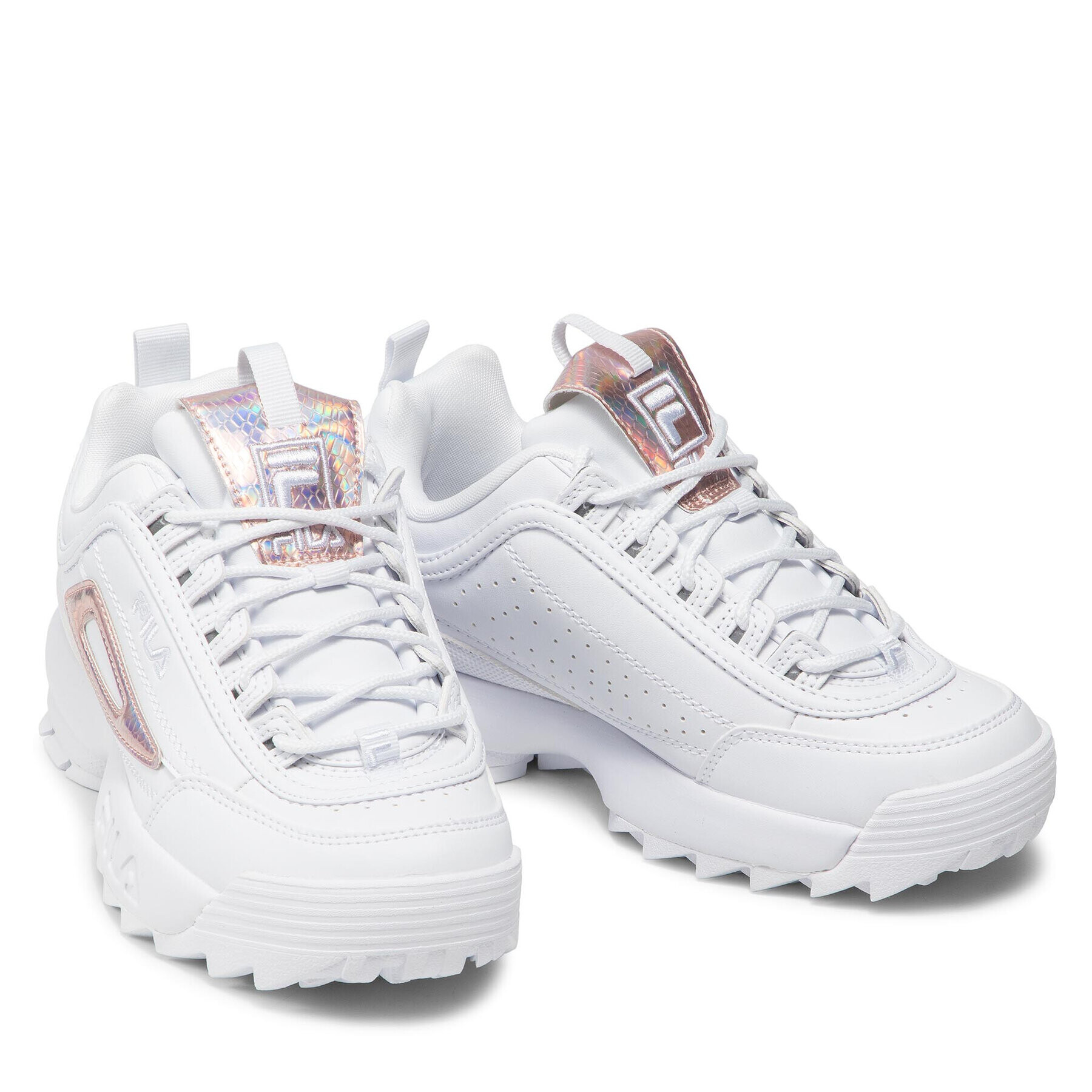 Fila Сникърси Disruptor F Wmn 1011236 Бял - Pepit.bg