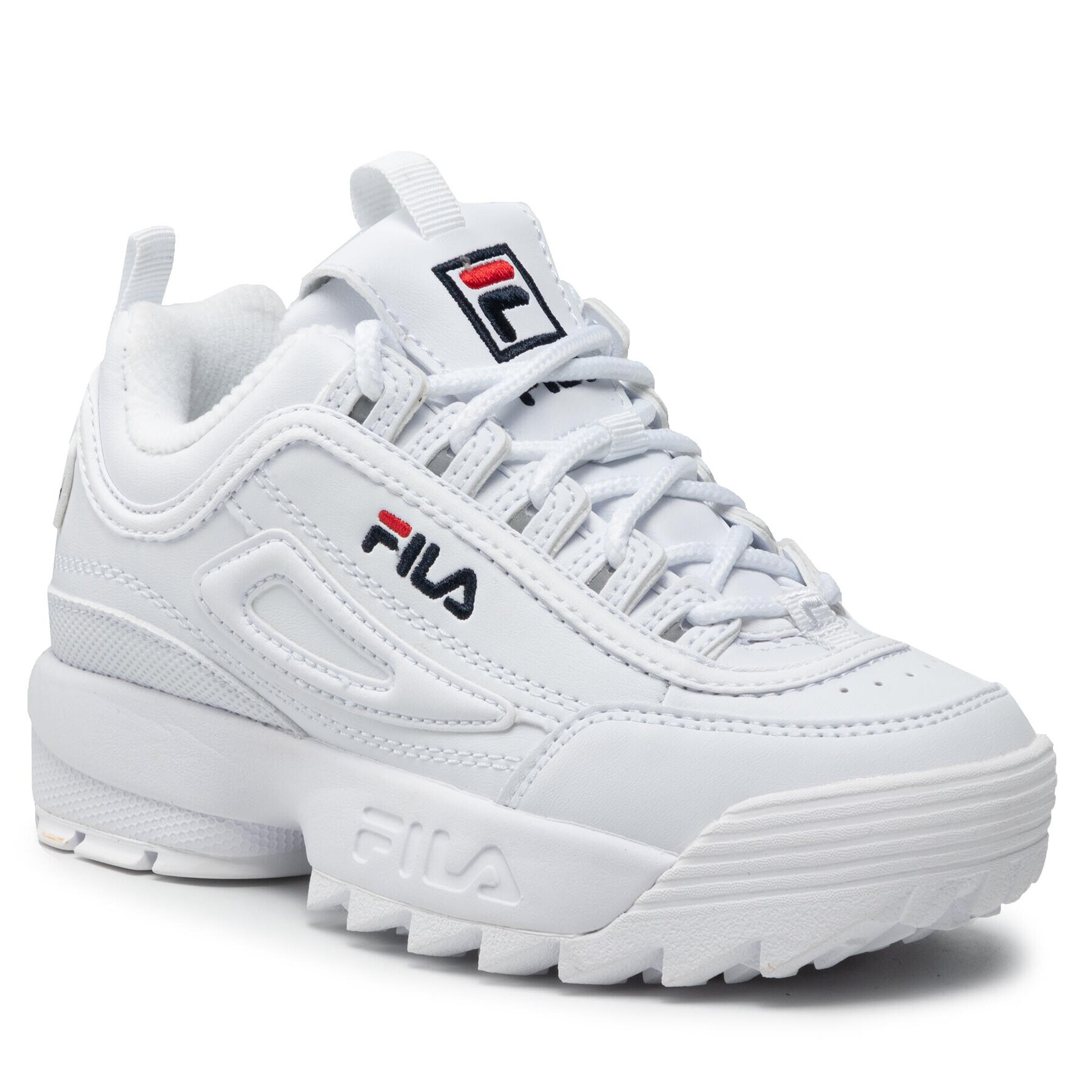 Fila Сникърси Disruptor Kids 1010567.1FG Бял - Pepit.bg