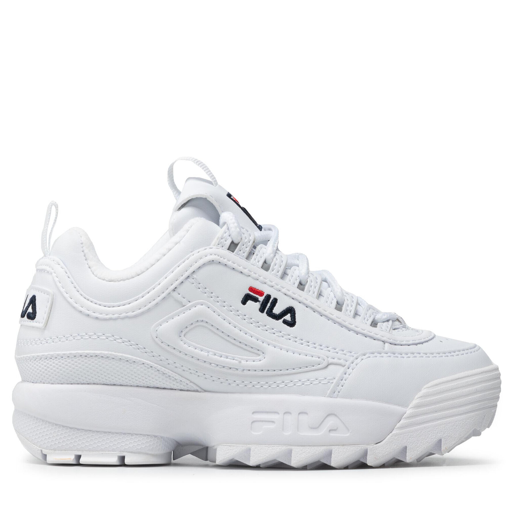 Fila Сникърси Disruptor Kids 1010567.1FG Бял - Pepit.bg