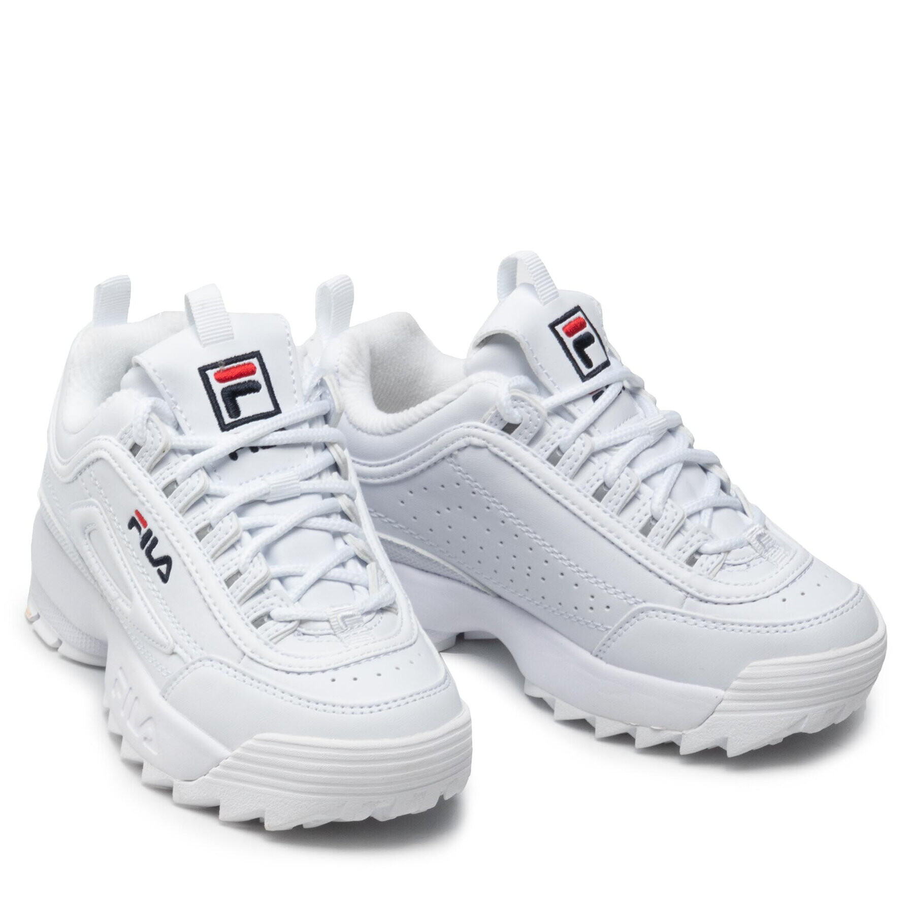 Fila Сникърси Disruptor Kids 1010567.1FG Бял - Pepit.bg