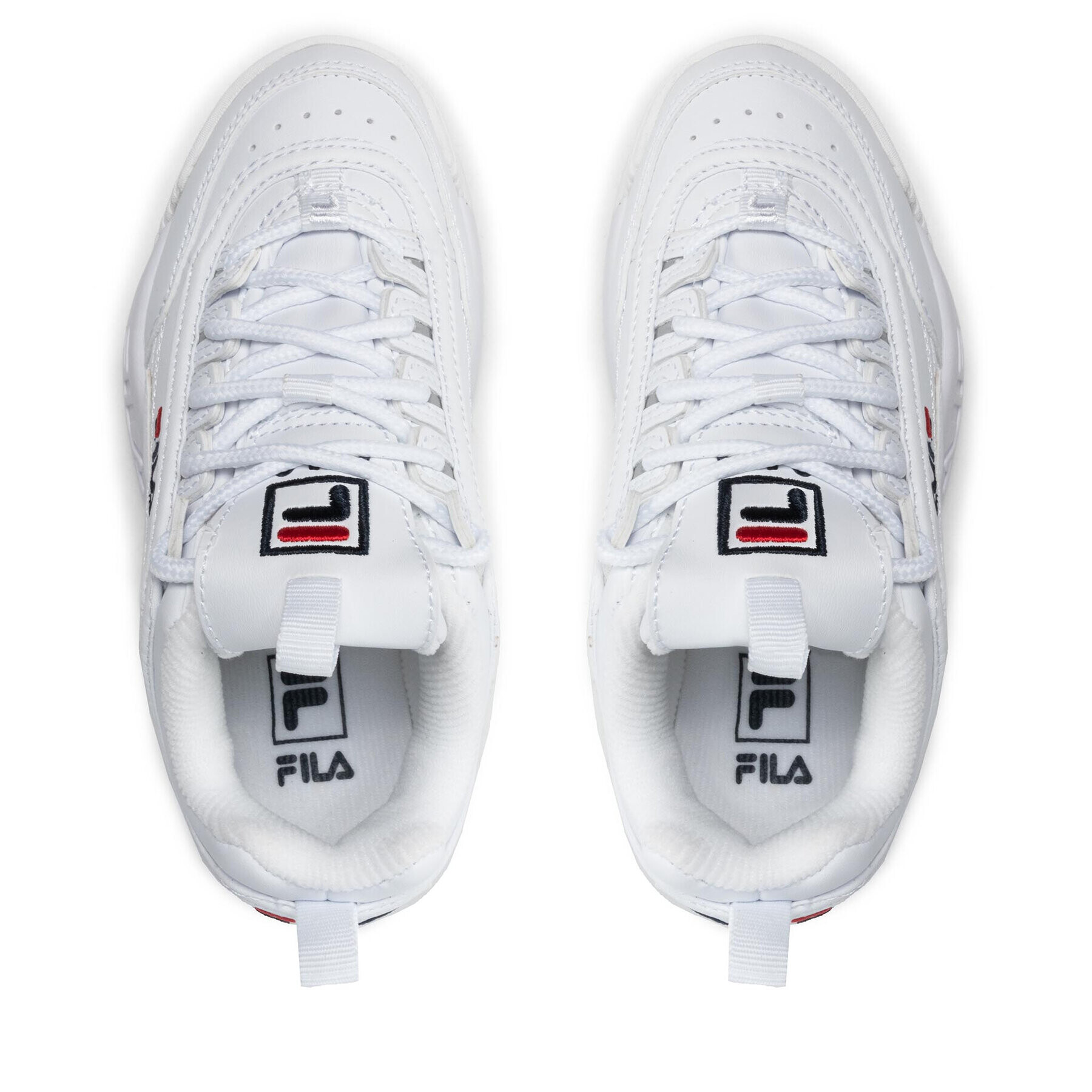 Fila Сникърси Disruptor Kids 1010567.1FG Бял - Pepit.bg