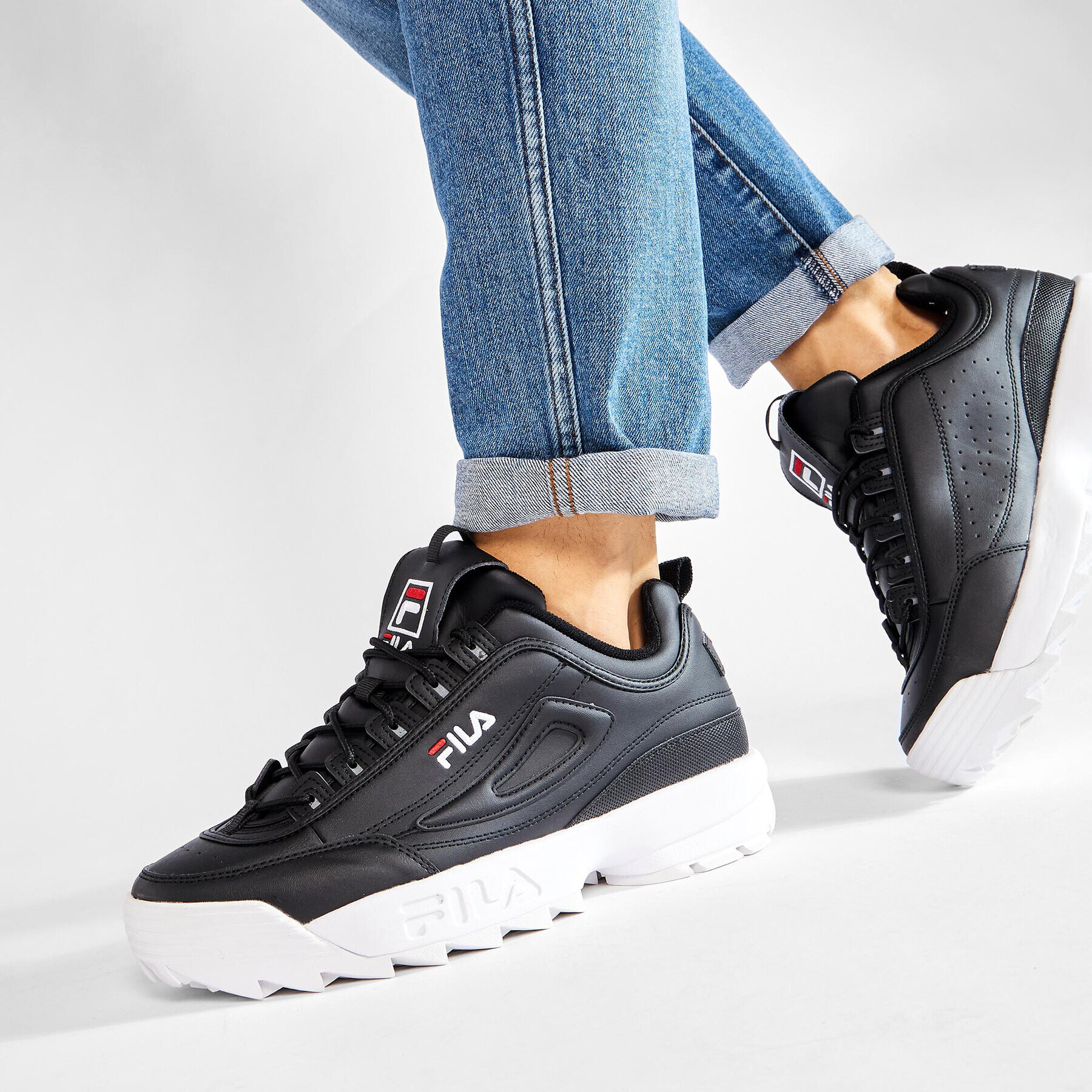 Fila Сникърси Disruptor Low 1010262.25Y Черен - Pepit.bg
