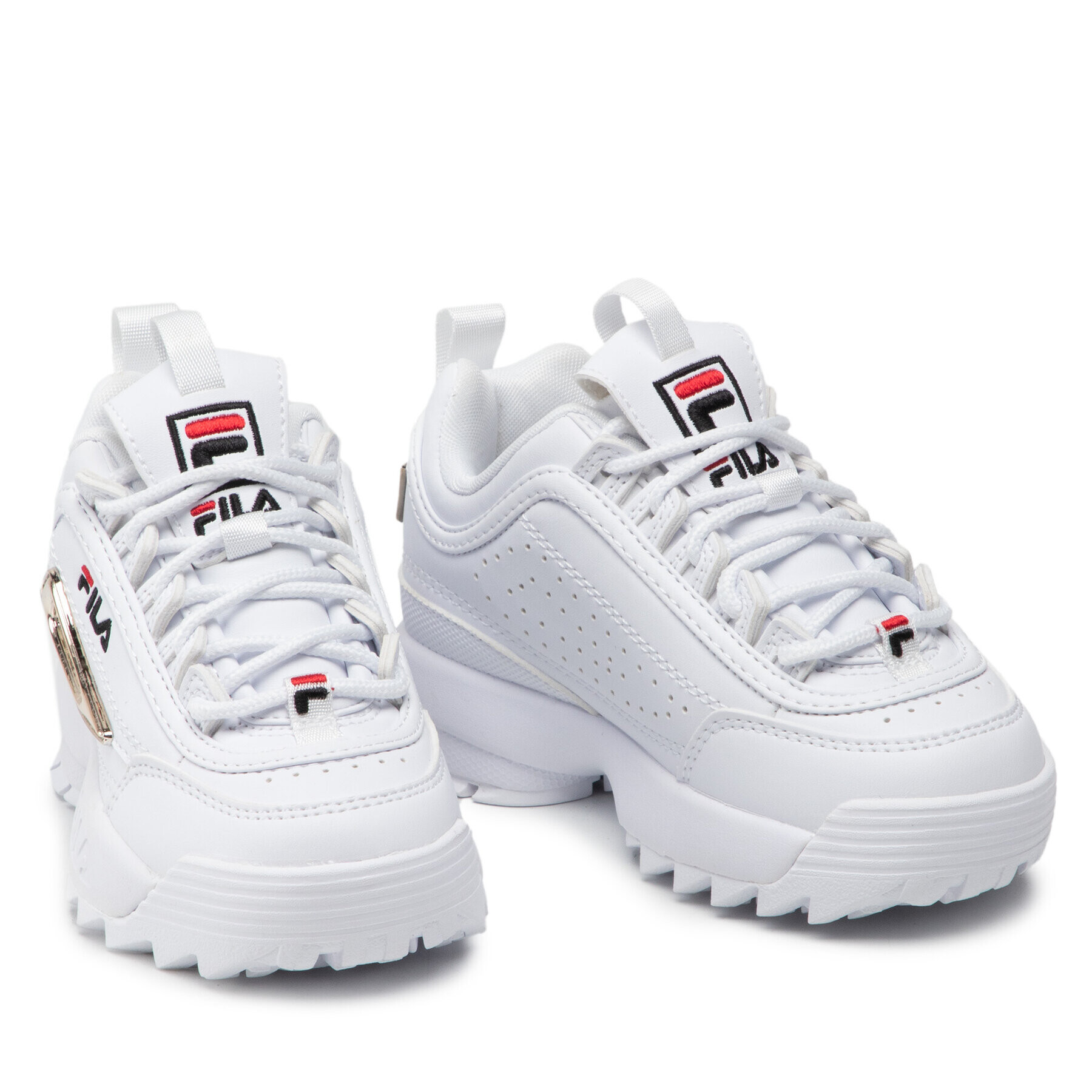 Fila Сникърси Disruptor M Kids 1011423.94T M Бял - Pepit.bg