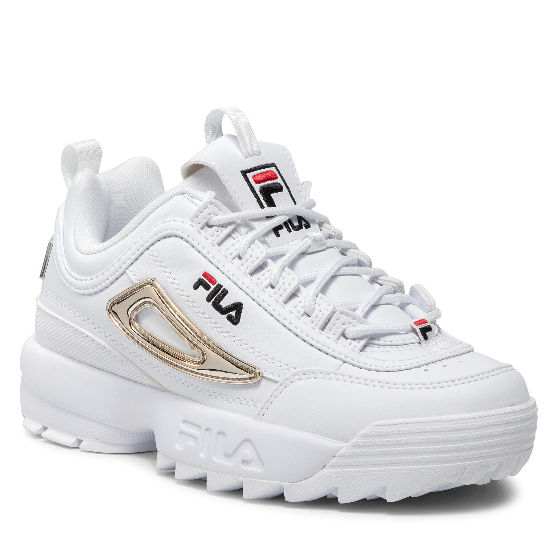 Fila Сникърси Disruptor M Kids 1011423.94T S Бял - Pepit.bg