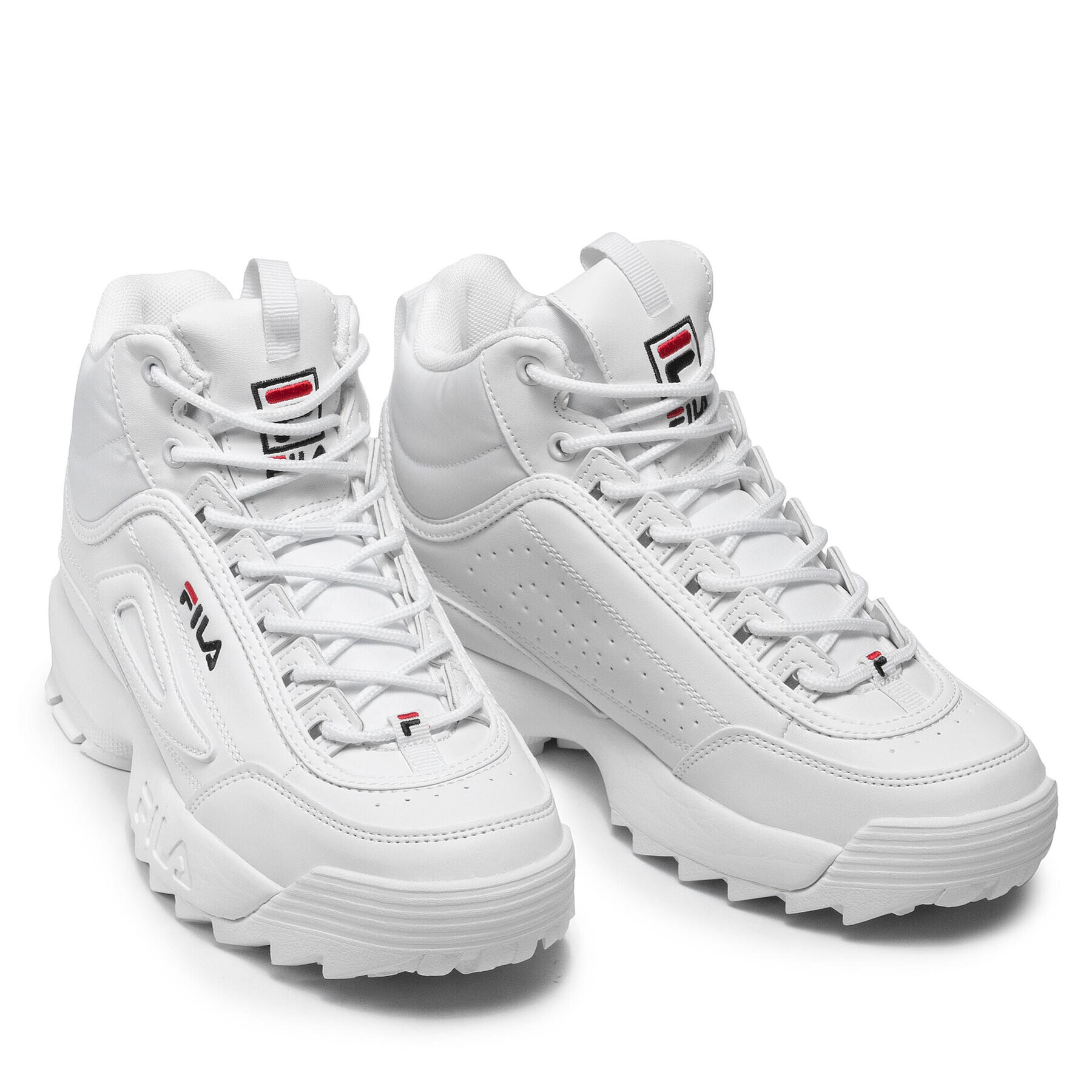 Fila Сникърси Disruptor Mid Wmn 1011408.1FG Бял - Pepit.bg