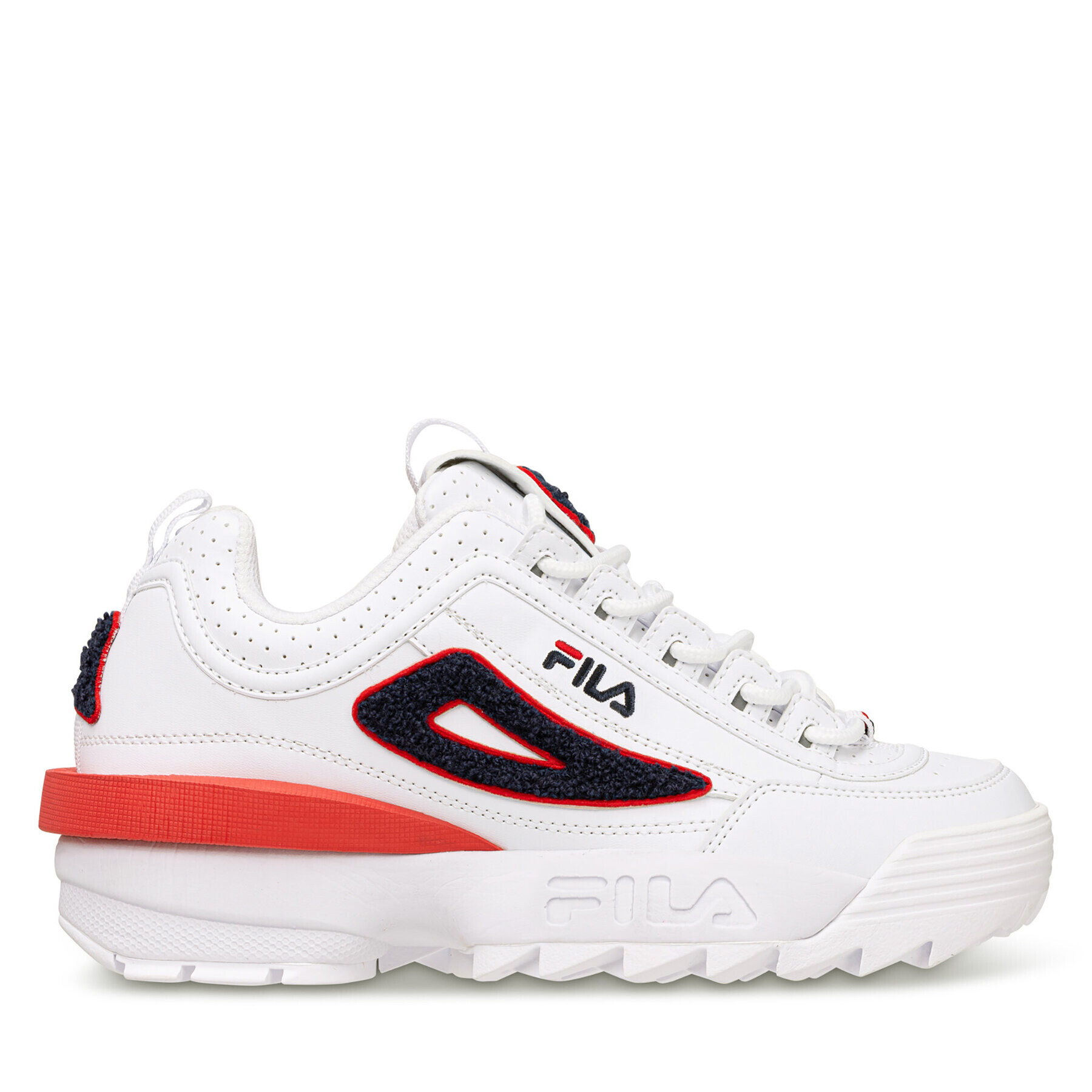 Fila Сникърси Disruptor Patch Wmn FFW0356.13037 Бял - Pepit.bg