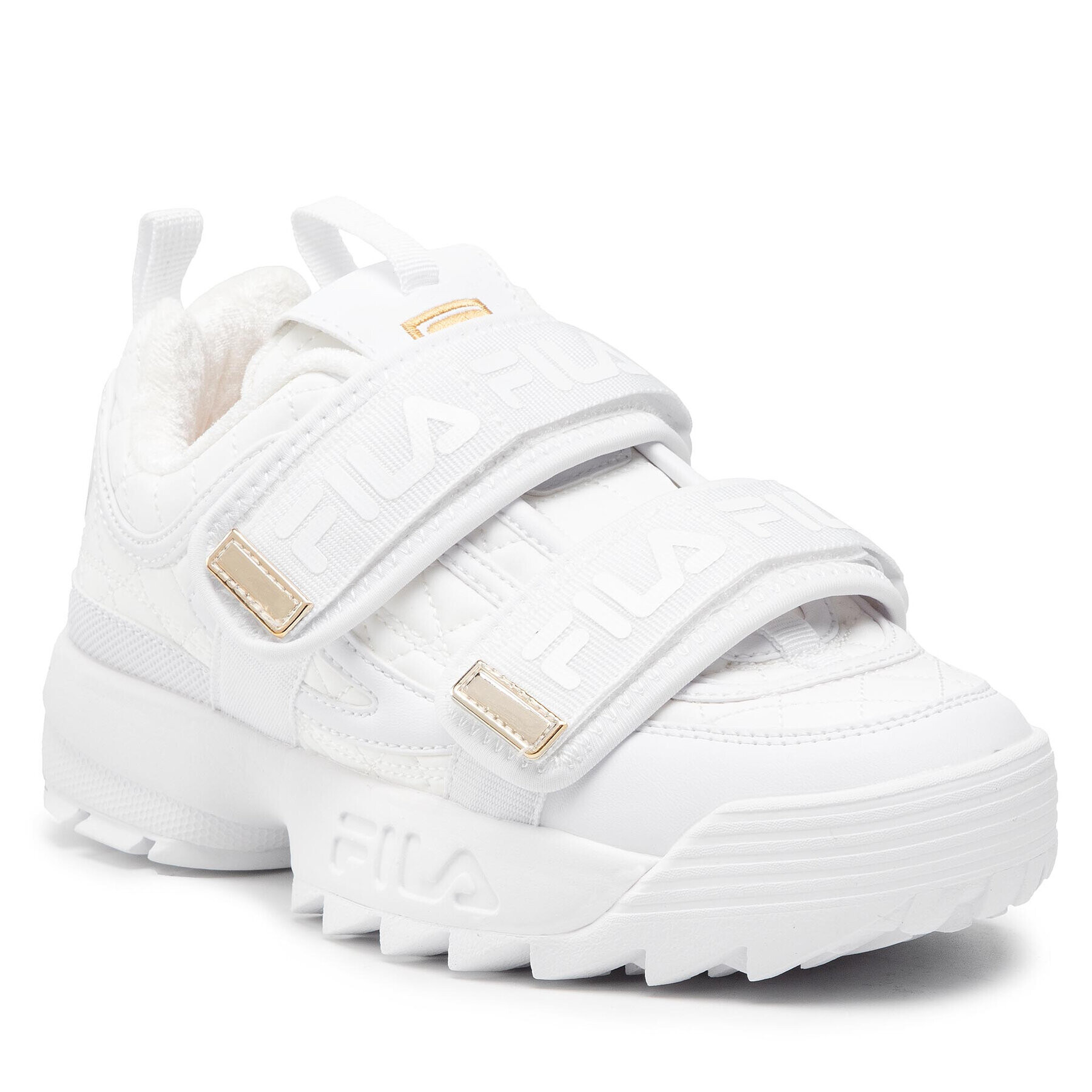Fila Сникърси Disruptor Straps Q Wmn 1011406.94T Бял - Pepit.bg