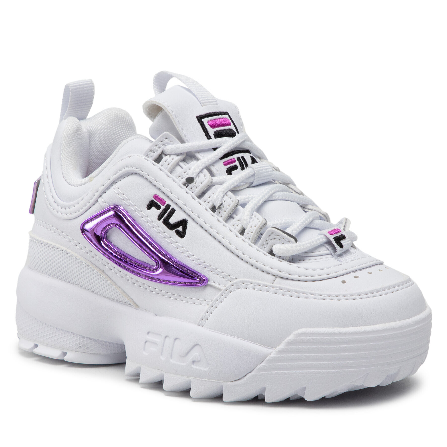 Fila Сникърси Distuptor M Kids 1011423.95A M Бял - Pepit.bg