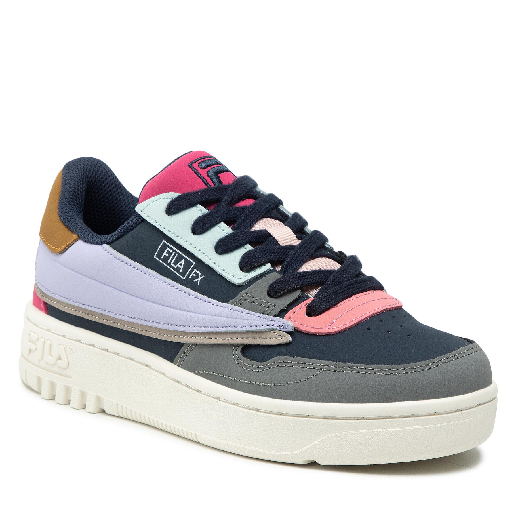 Fila Сникърси Fxventuno Cb Logo FFW0029.53042 Тъмносин - Pepit.bg