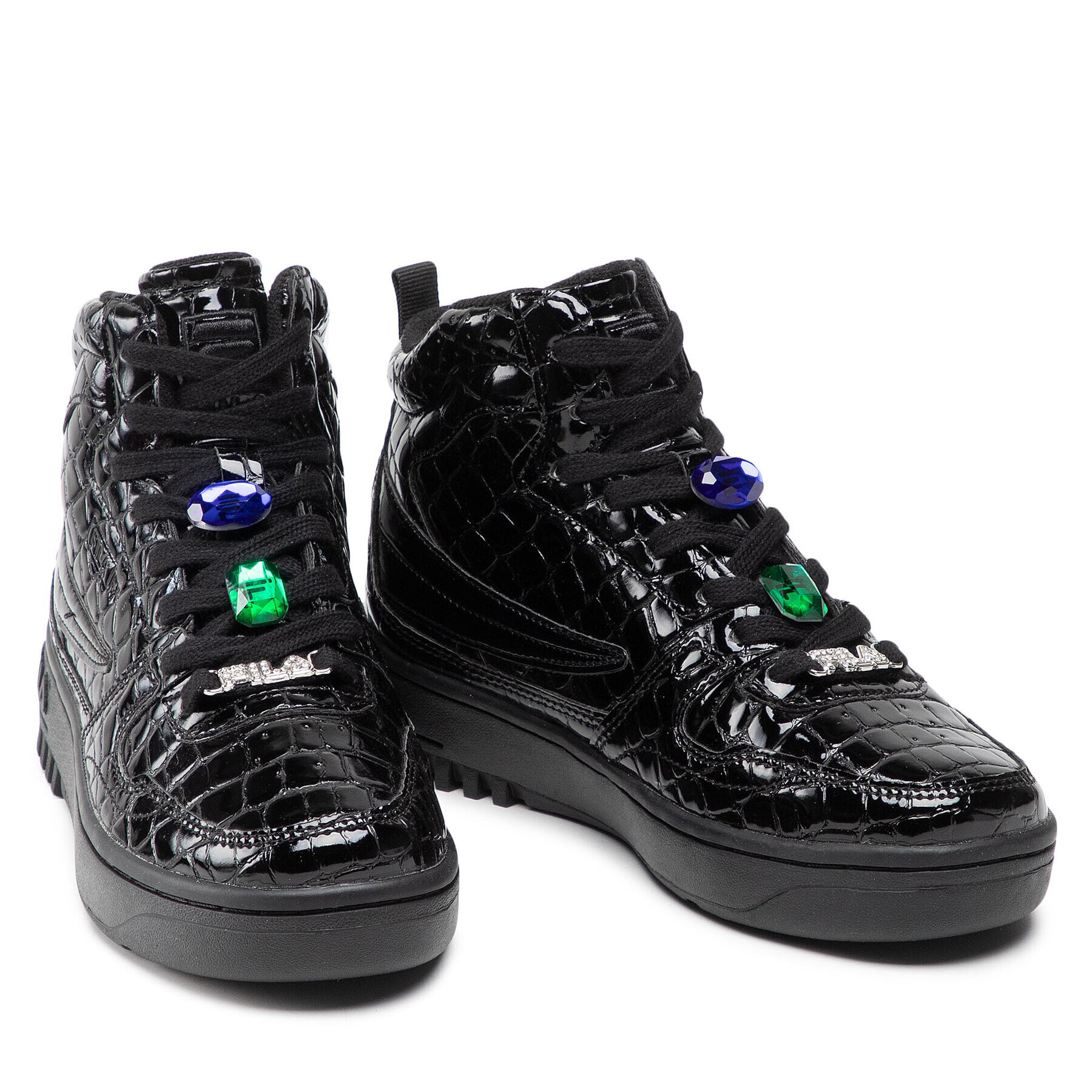 Fila Сникърси FxVentuno F Mid Wmn 1011348.12V Черен - Pepit.bg