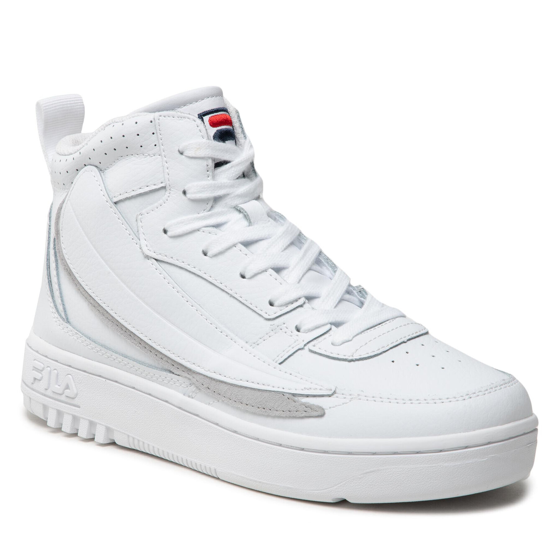 Fila Сникърси Fxventuno L Logo Mid FFM0020.10004 Бял - Pepit.bg