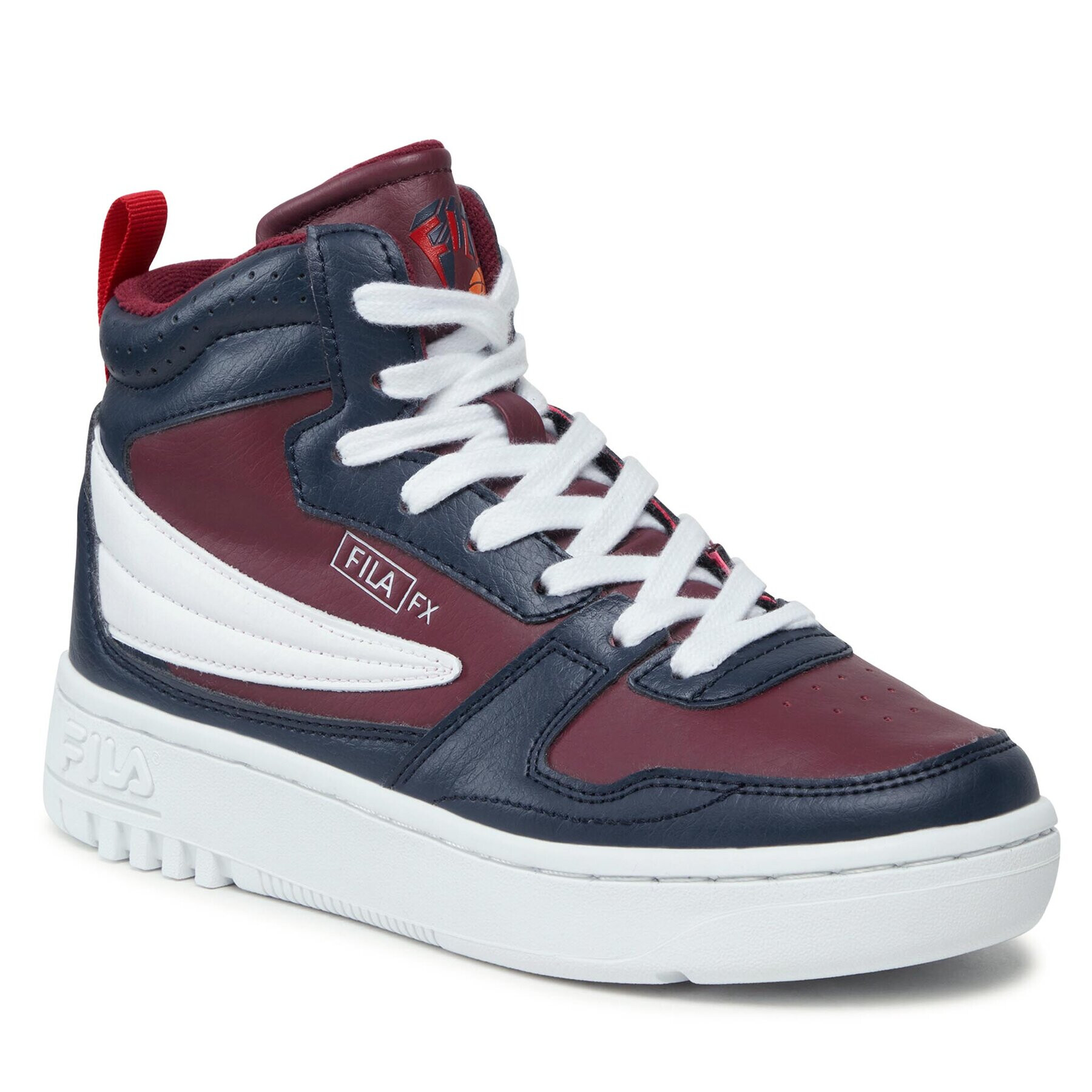 Fila Сникърси Fxventuno Mid Teens FFT0084.33064 Червен - Pepit.bg