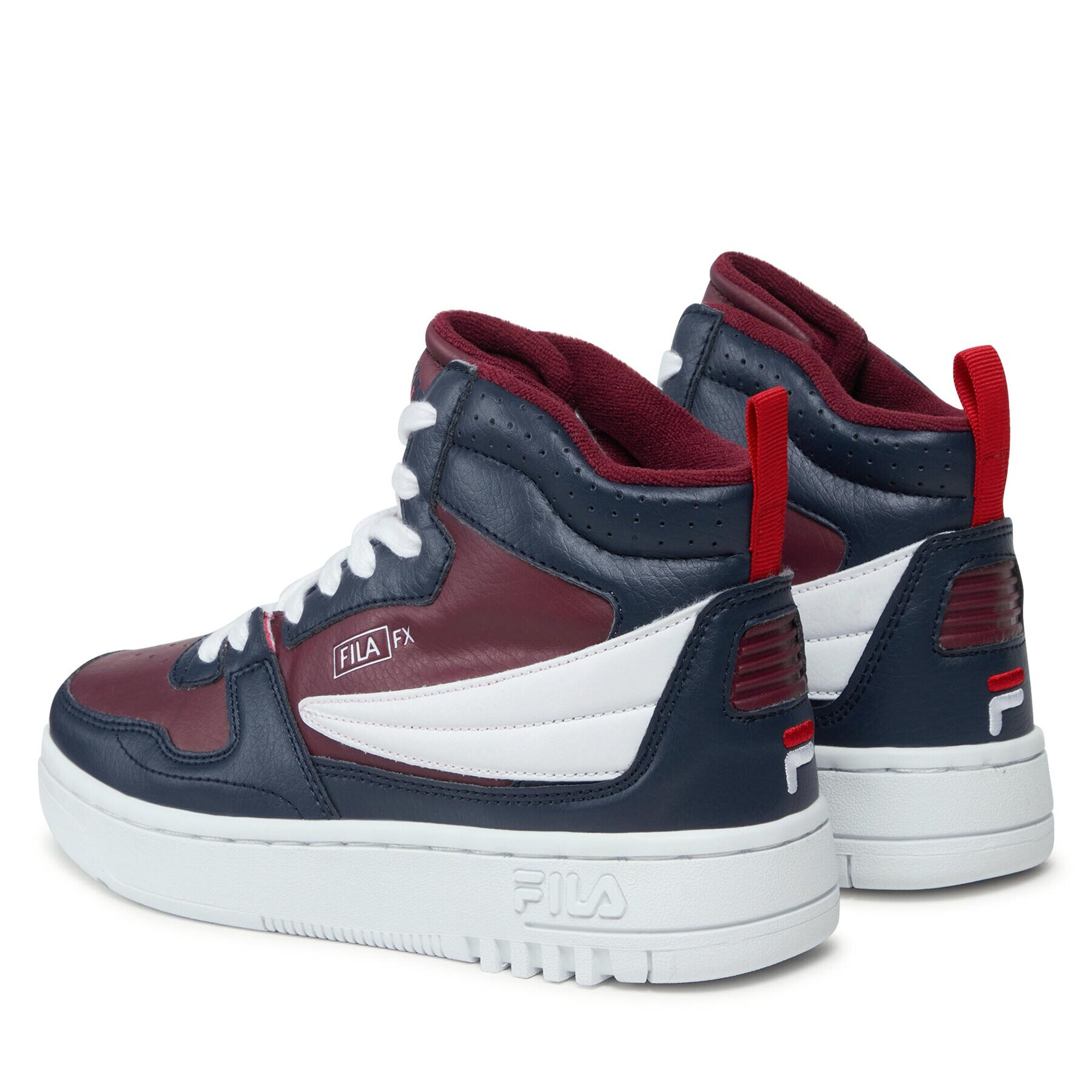 Fila Сникърси Fxventuno Mid Teens FFT0084.33064 Червен - Pepit.bg