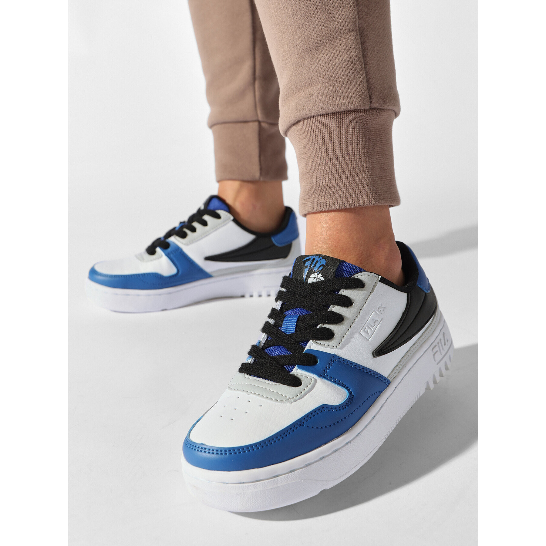 Fila Сникърси Fxventuno Teens FFT0007.83259 Сив - Pepit.bg