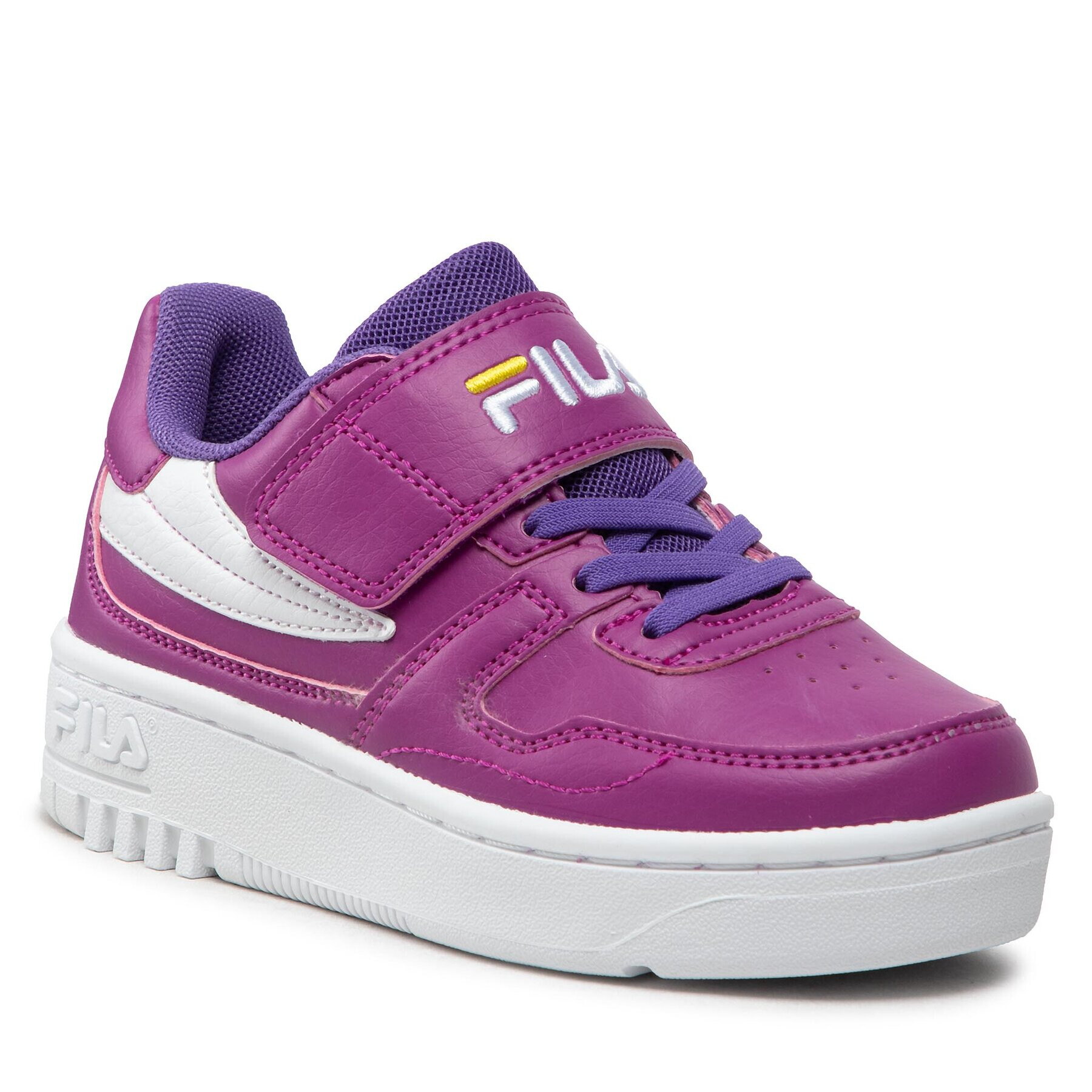 Fila Сникърси Fxventuno Velcro Kids FFK0012.43062 Виолетов - Pepit.bg