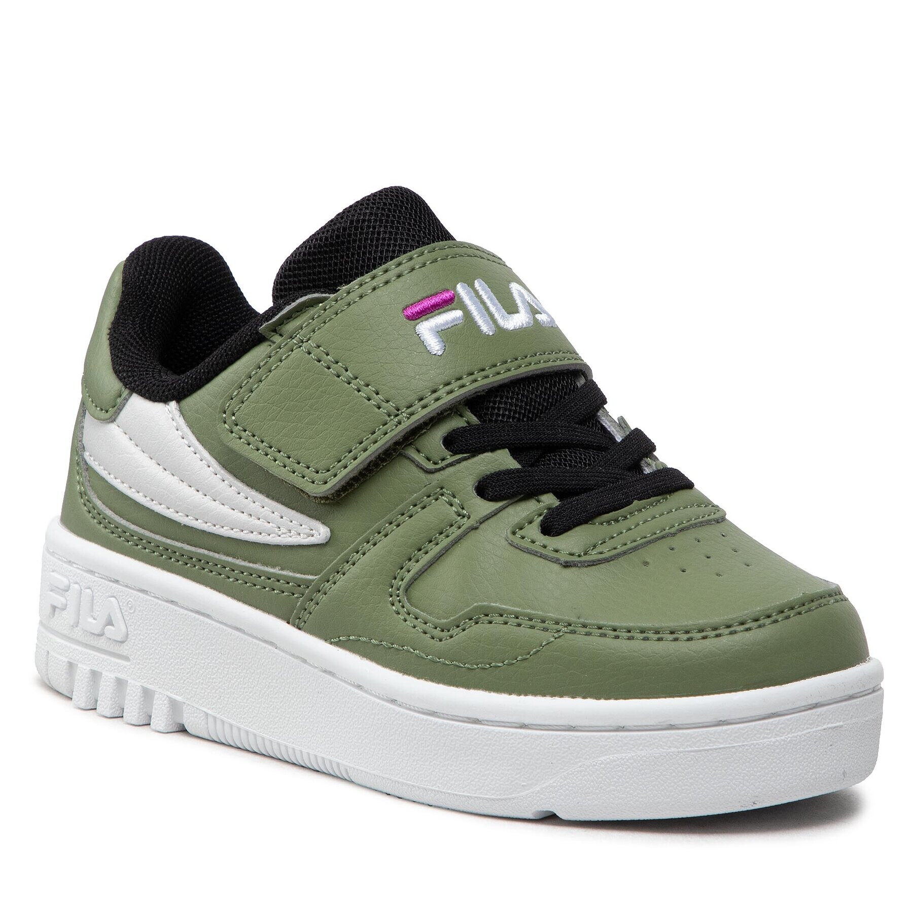 Fila Сникърси Fxventuno Velcro Kids FFK0012.63031 Зелен - Pepit.bg