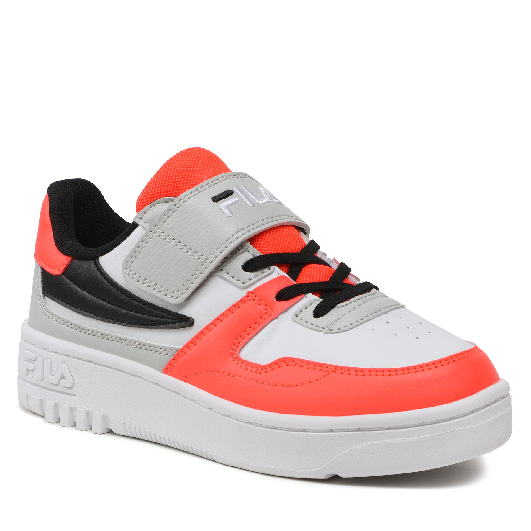 Fila Сникърси Fxventuno Velcro Kids FFK0012.83234 Сив - Pepit.bg