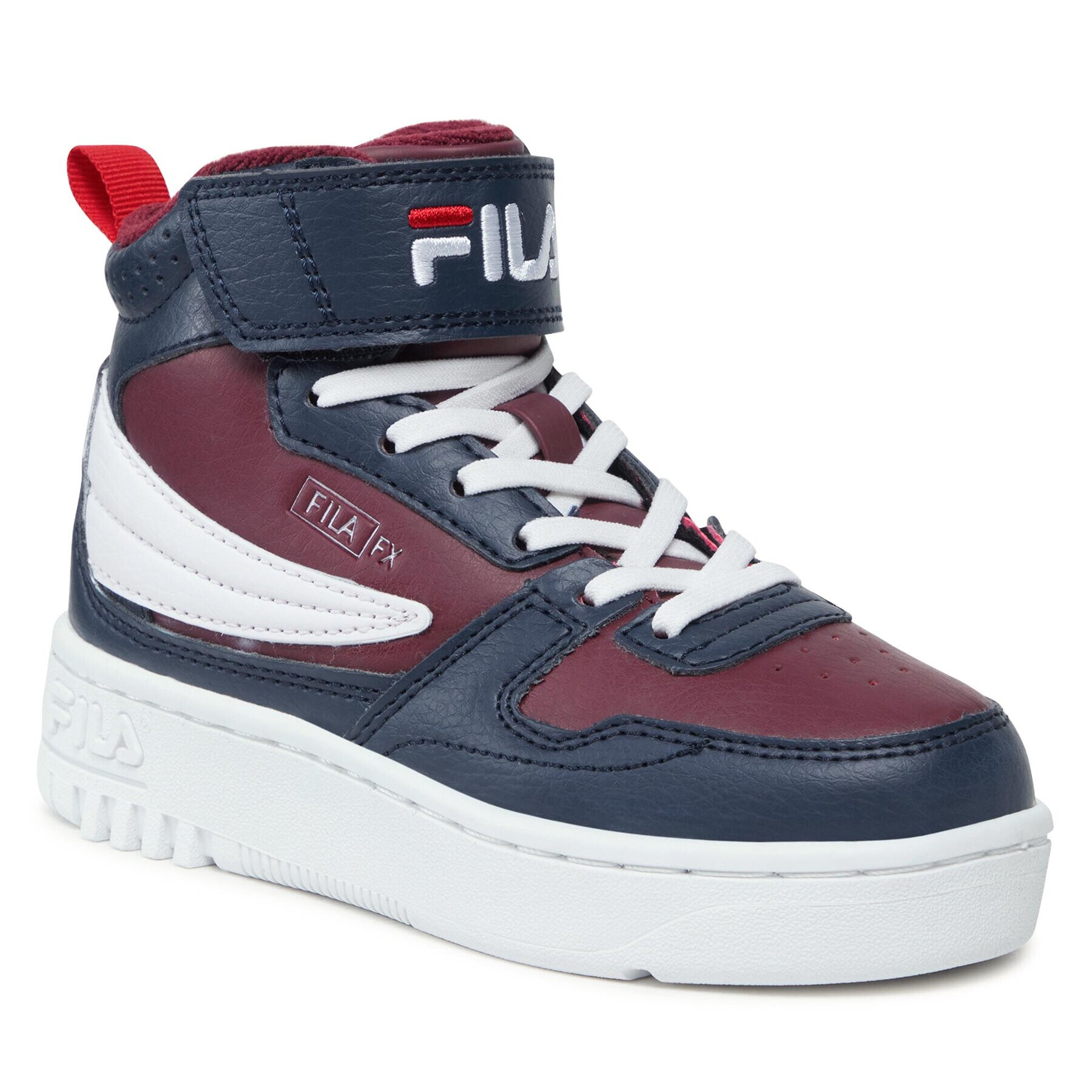 Fila Сникърси Fxventuno Velcro Kids FFK0158.33064 Бордо - Pepit.bg