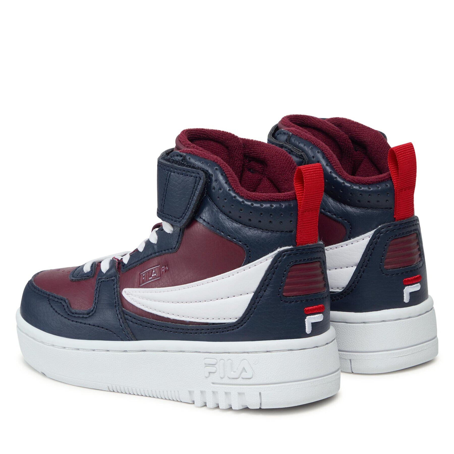 Fila Сникърси Fxventuno Velcro Kids FFK0158.33064 Бордо - Pepit.bg