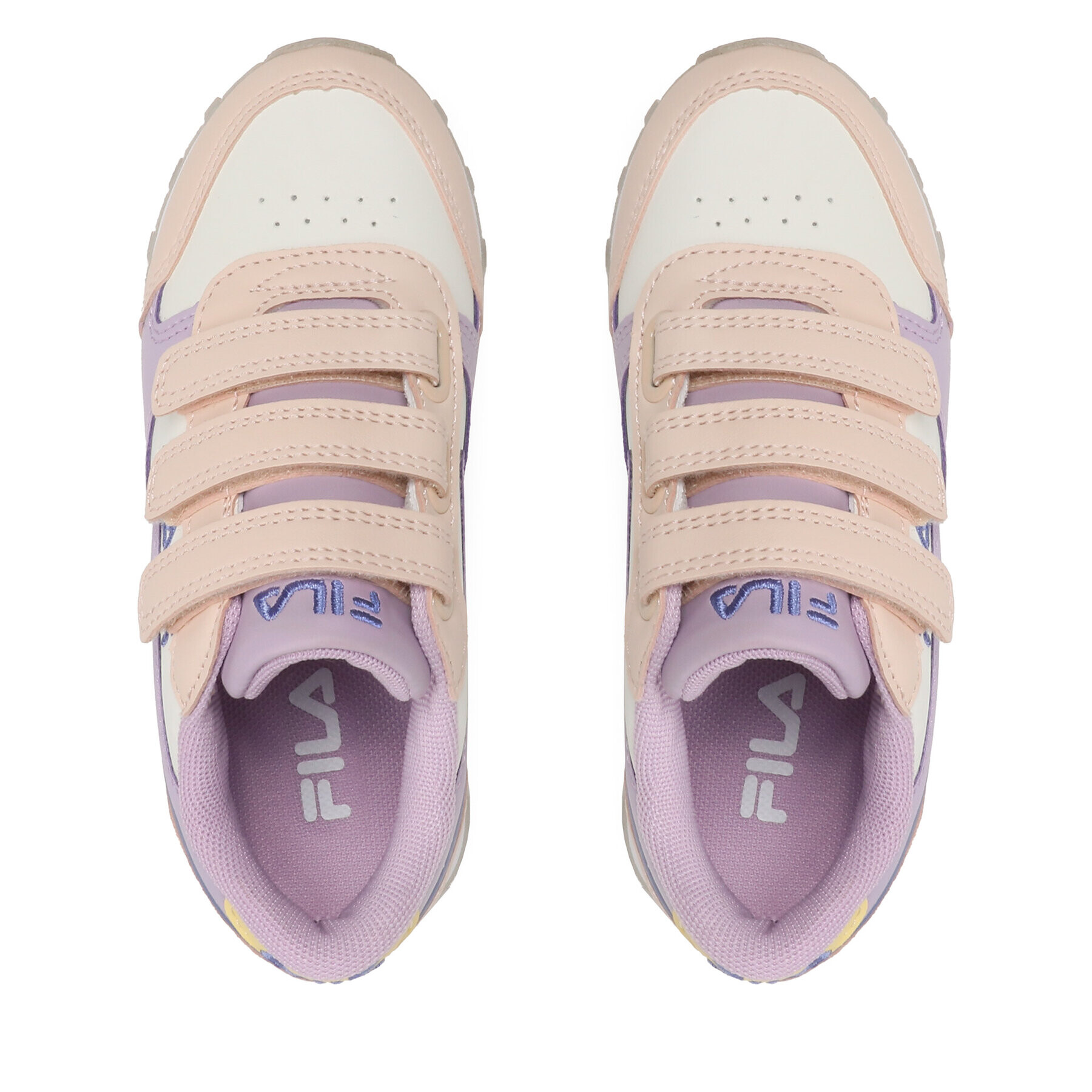 Fila Сникърси Orbit Velcro Kids 1010785.13211 Бежов - Pepit.bg