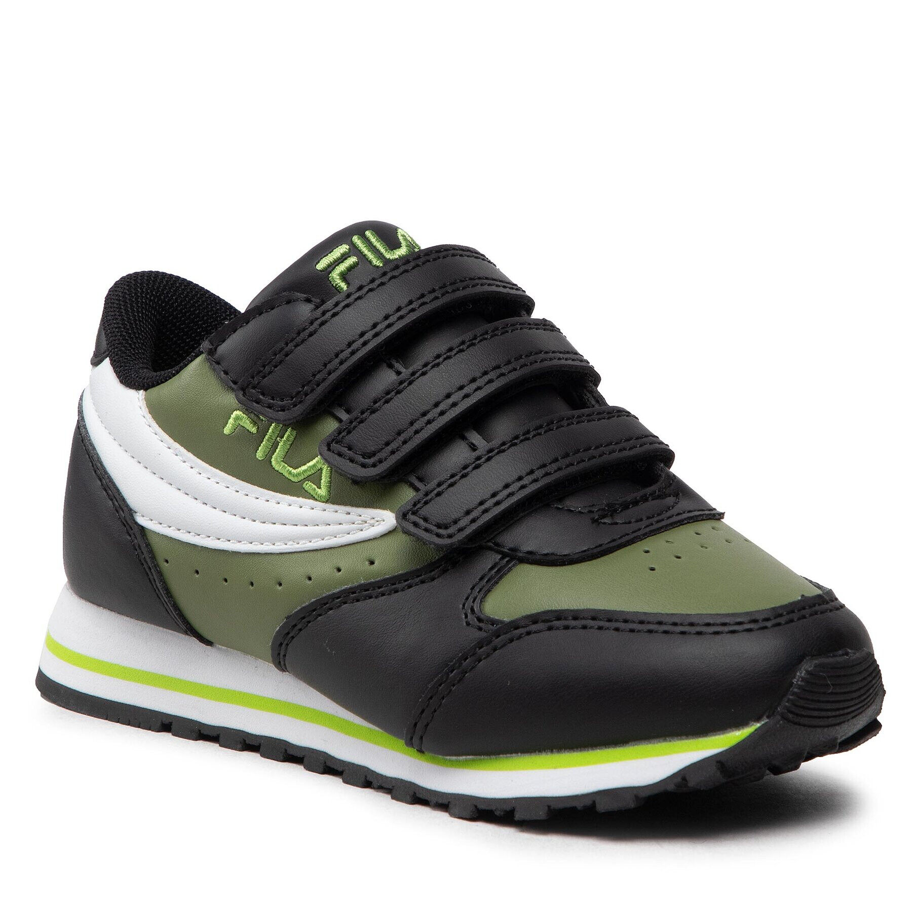 Fila Сникърси Orbit Velcro Low Kids 1010785.63031 Зелен - Pepit.bg