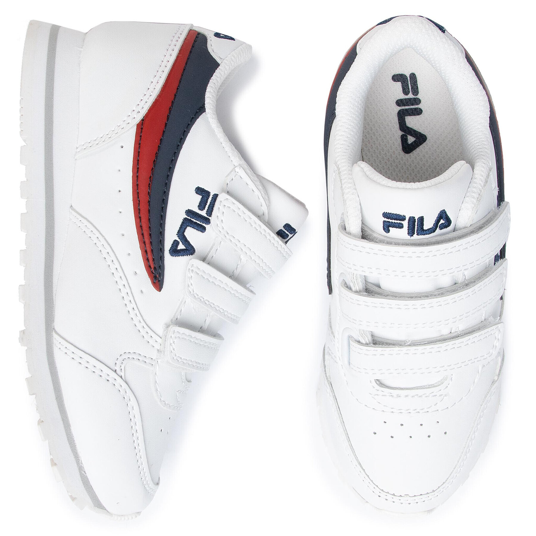 Fila Сникърси Orbit Velcro Low Kids 1010785.98F Бял - Pepit.bg