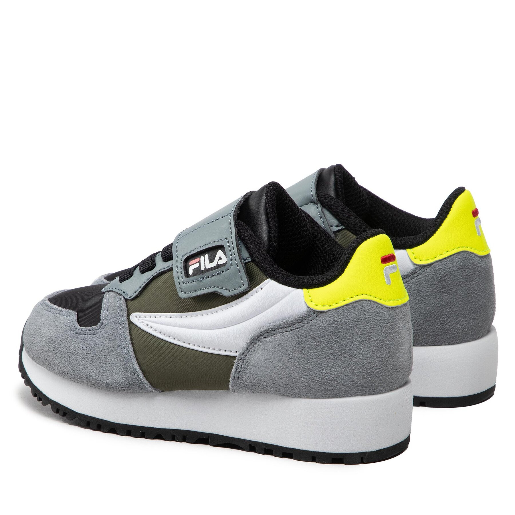 Fila Сникърси Retroque Velcro Kids FFK0036.83149 Сив - Pepit.bg