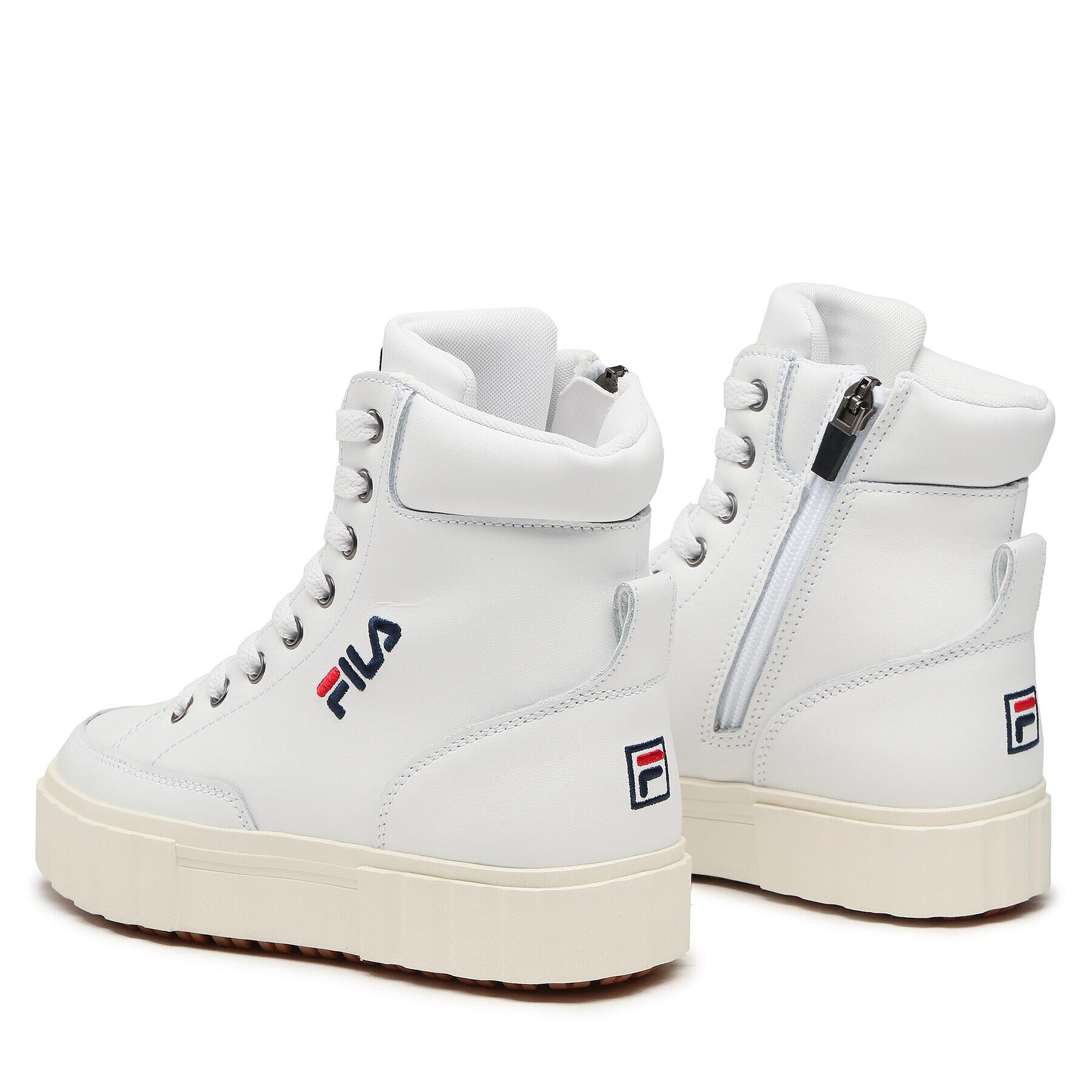 Fila Сникърси Sandblast High Kids FFK0081.10004 Бял - Pepit.bg