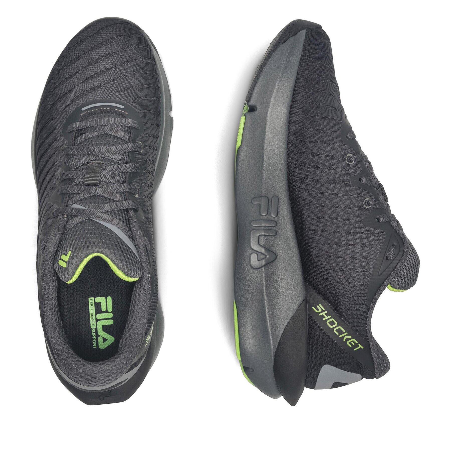 Fila Сникърси Shocket Run Em FFM0137.83130 Черен - Pepit.bg