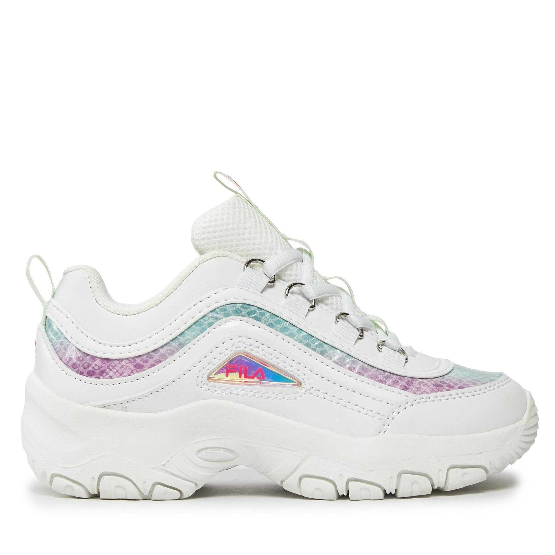 Fila Сникърси Strada A Kids FFK0016.13227 Бял - Pepit.bg