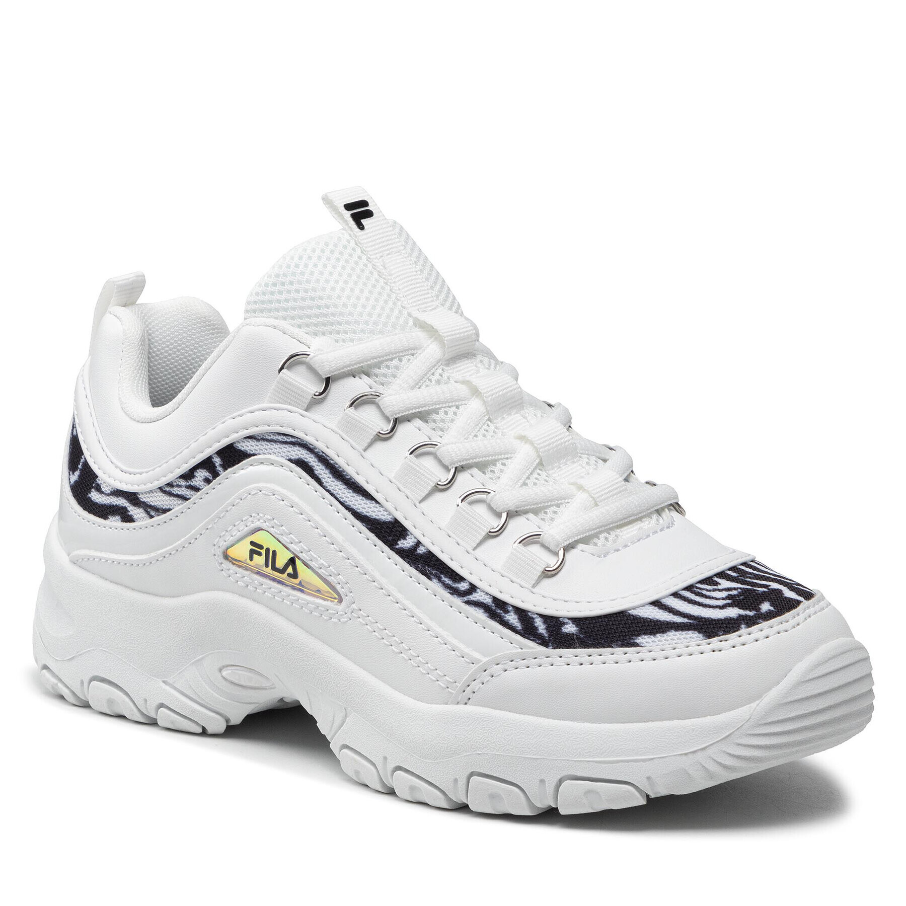 Fila Сникърси Strada A Low Teens FFT0011.13036 Бял - Pepit.bg