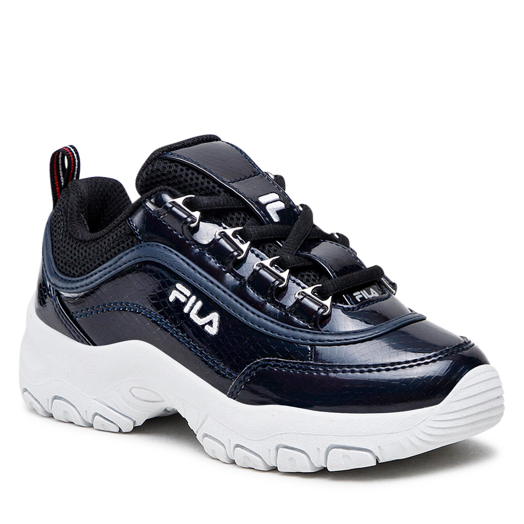 Fila Сникърси Strada F Low Jr 1010933.14D Черен - Pepit.bg