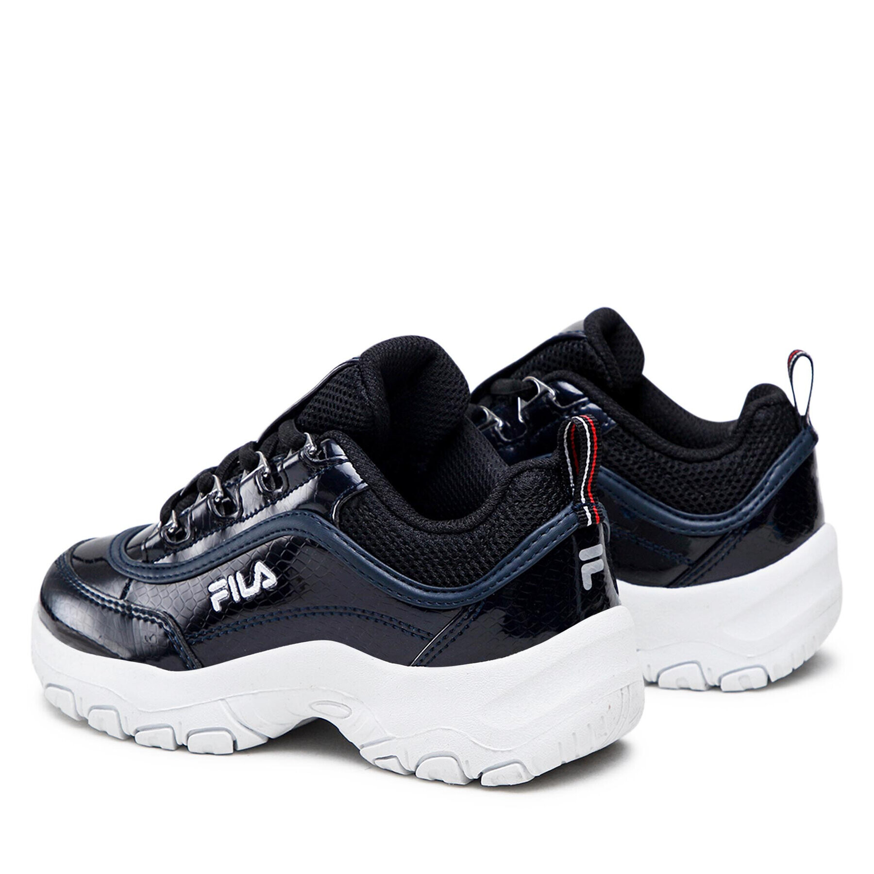 Fila Сникърси Strada F Low Jr 1010933.14D Черен - Pepit.bg