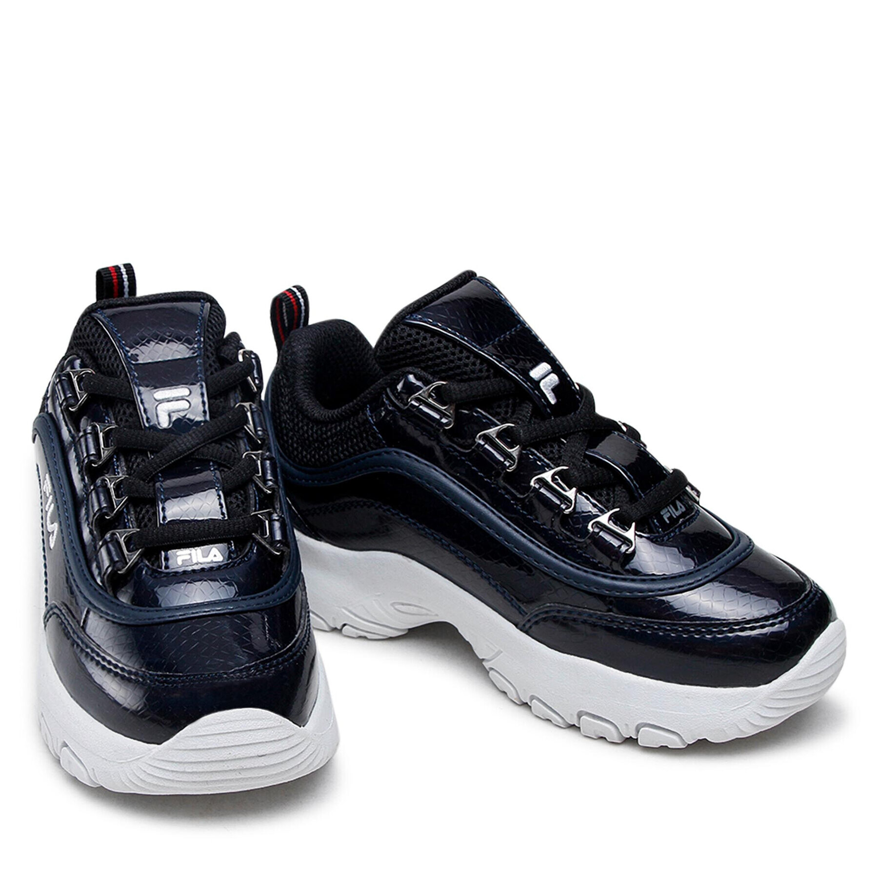 Fila Сникърси Strada F Low Jr 1010933.14D Черен - Pepit.bg