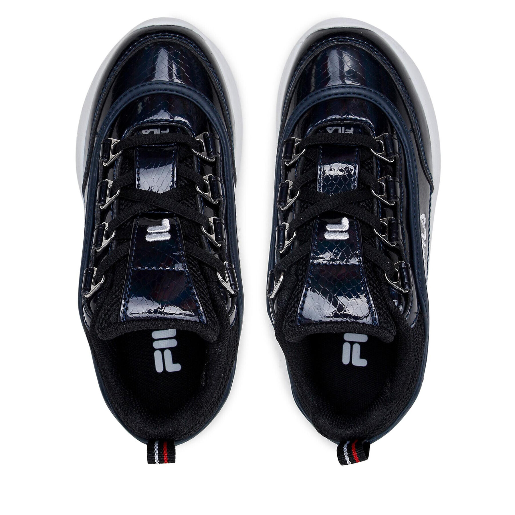 Fila Сникърси Strada F Low Jr 1010933.14D Черен - Pepit.bg