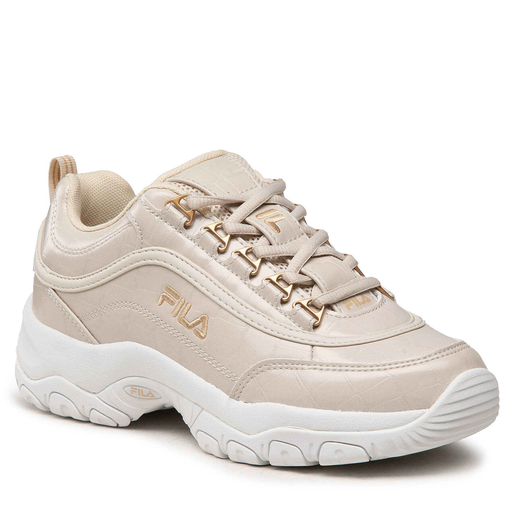 Fila Сникърси Strada F Low Wmn 1011349.17F Бежов - Pepit.bg