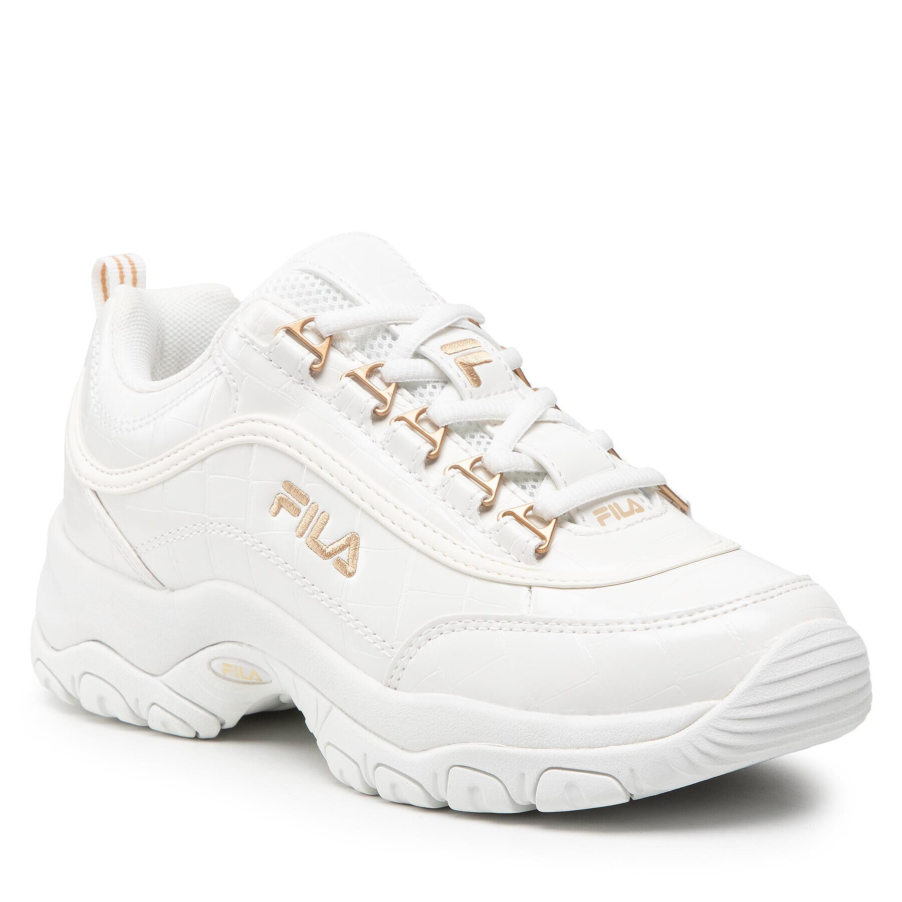 Fila Сникърси Strada F Low Wmn 1011349.1FG Бял - Pepit.bg