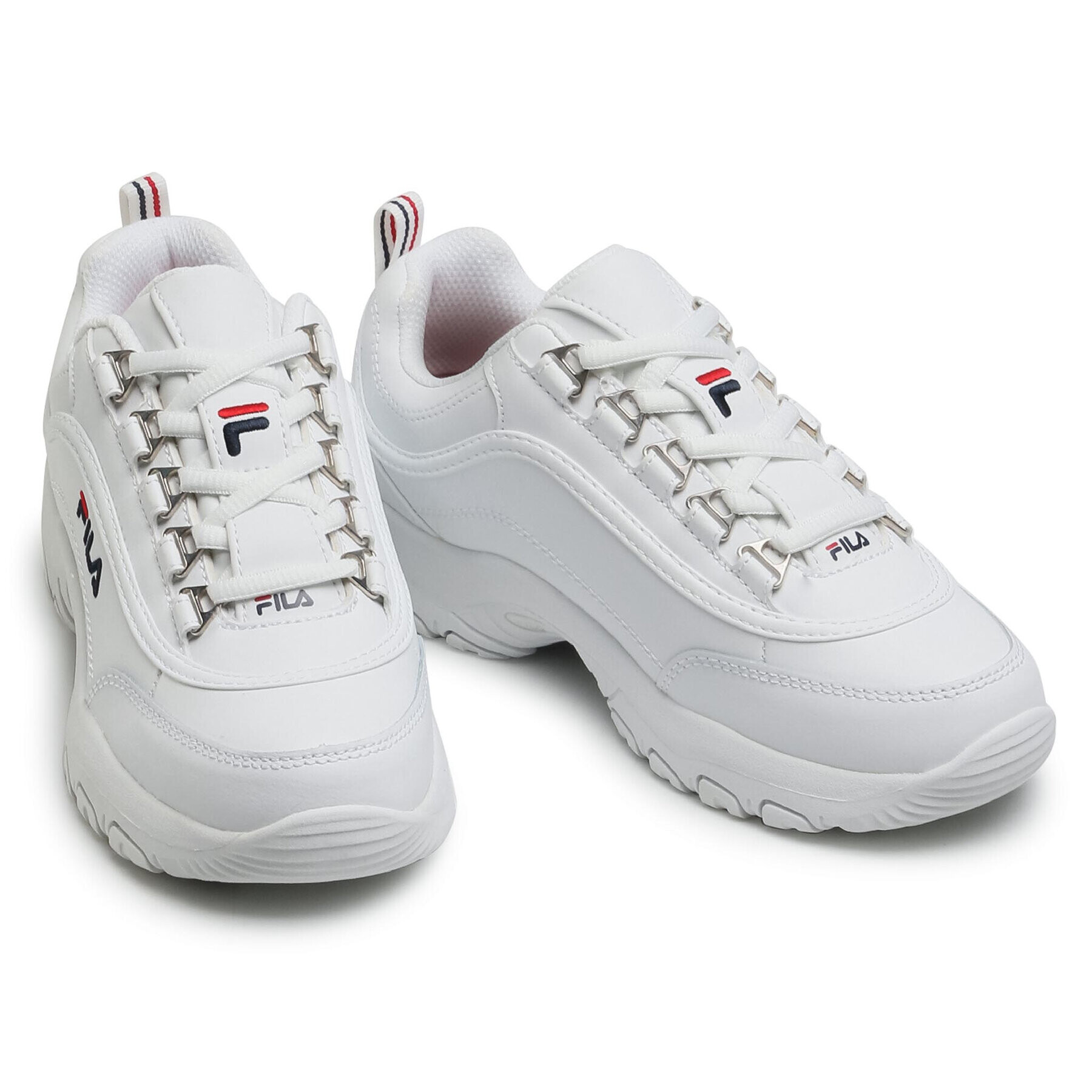 Fila Сникърси Strada Low Kids 1010781.1FG Бял - Pepit.bg