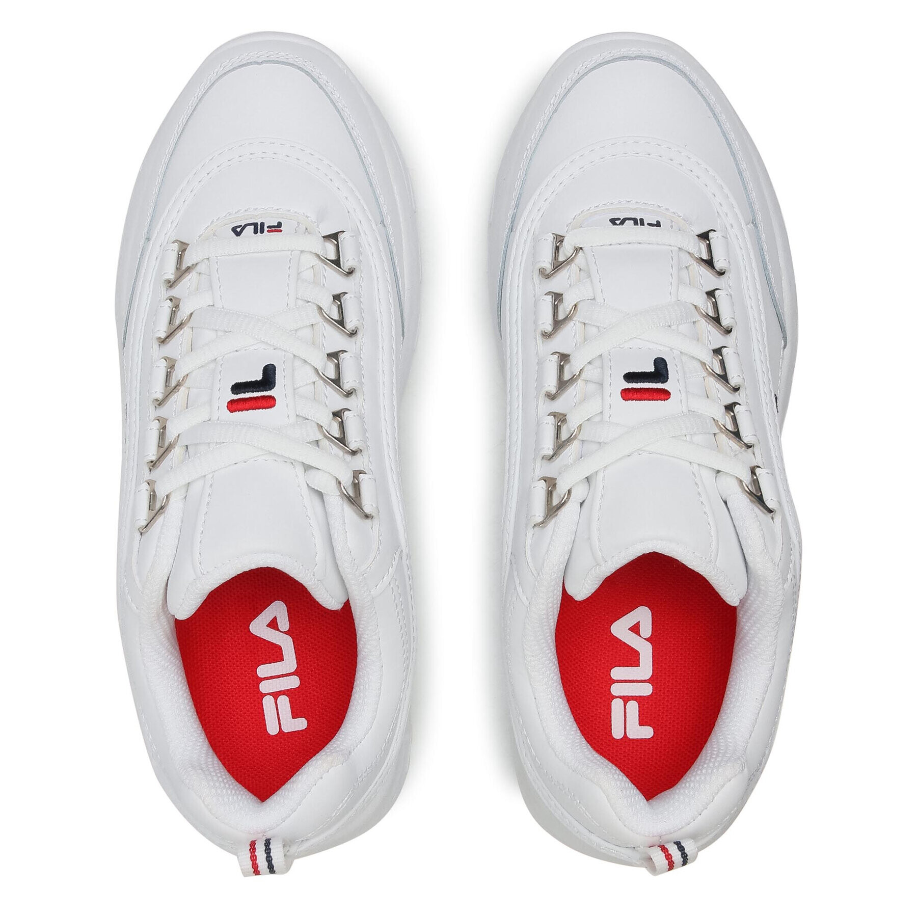 Fila Сникърси Strada Low Kids 1010781.1FG Бял - Pepit.bg