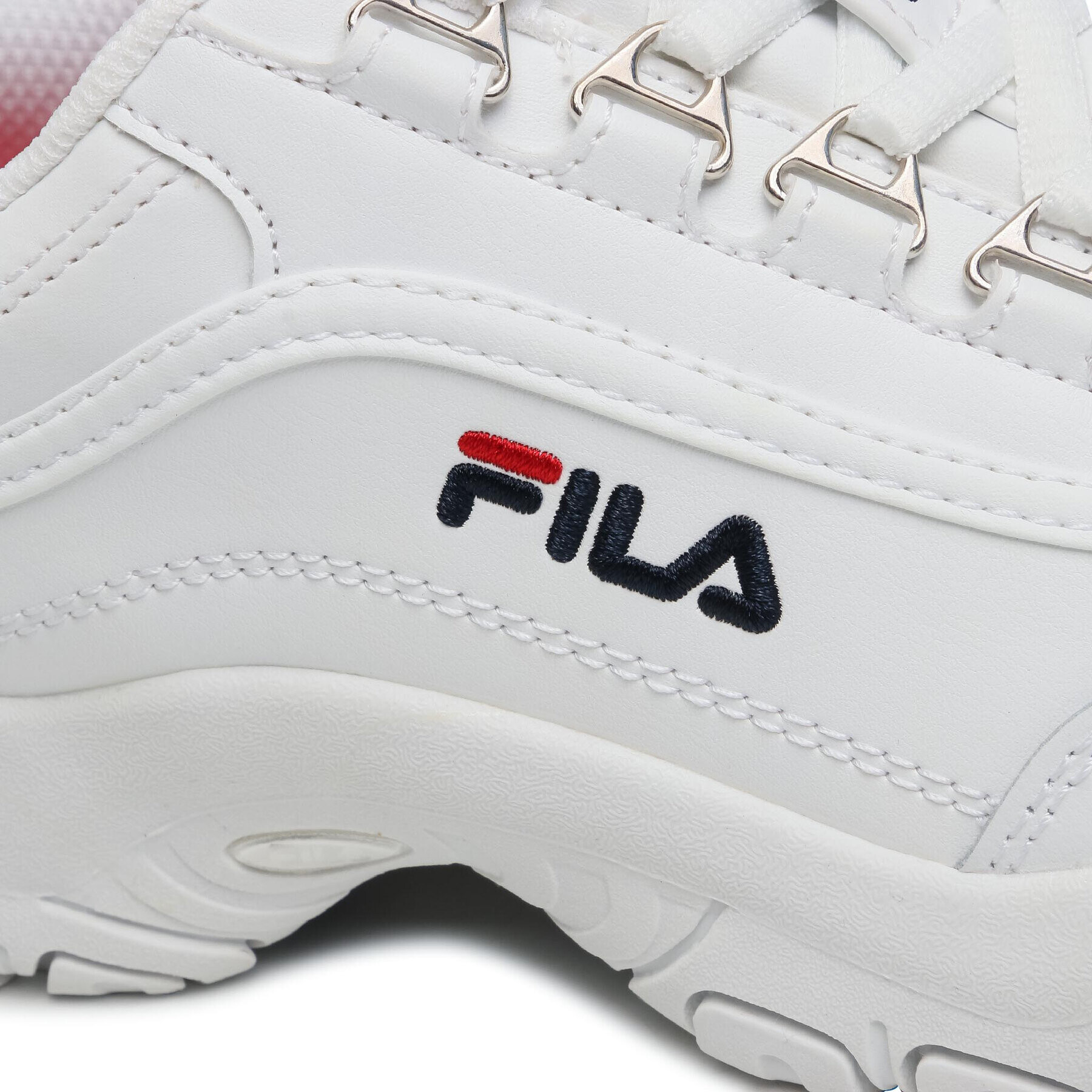 Fila Сникърси Strada Low Kids 1010781.1FG Бял - Pepit.bg