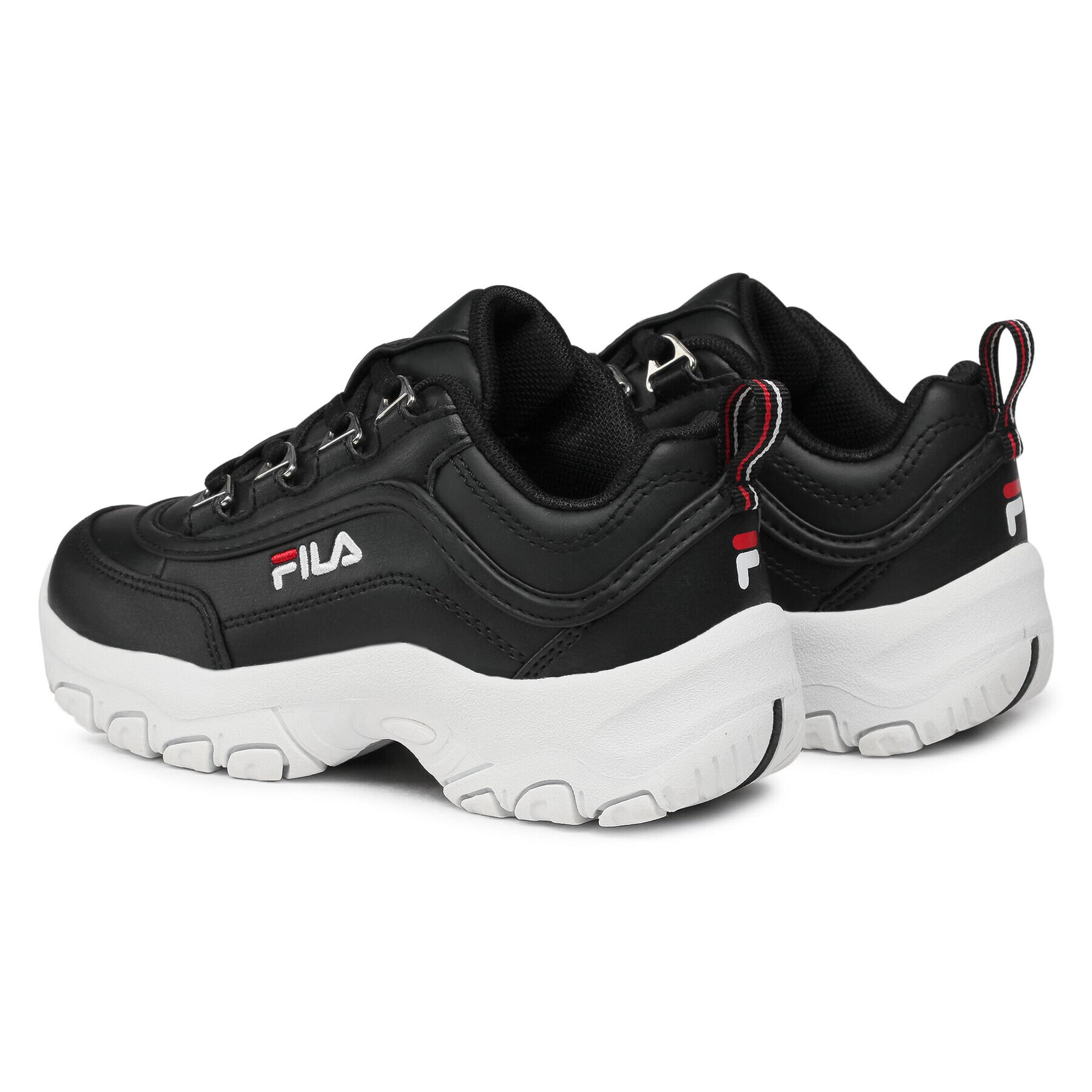 Fila Сникърси Strada Low Kids 1010781.25Y Черен - Pepit.bg