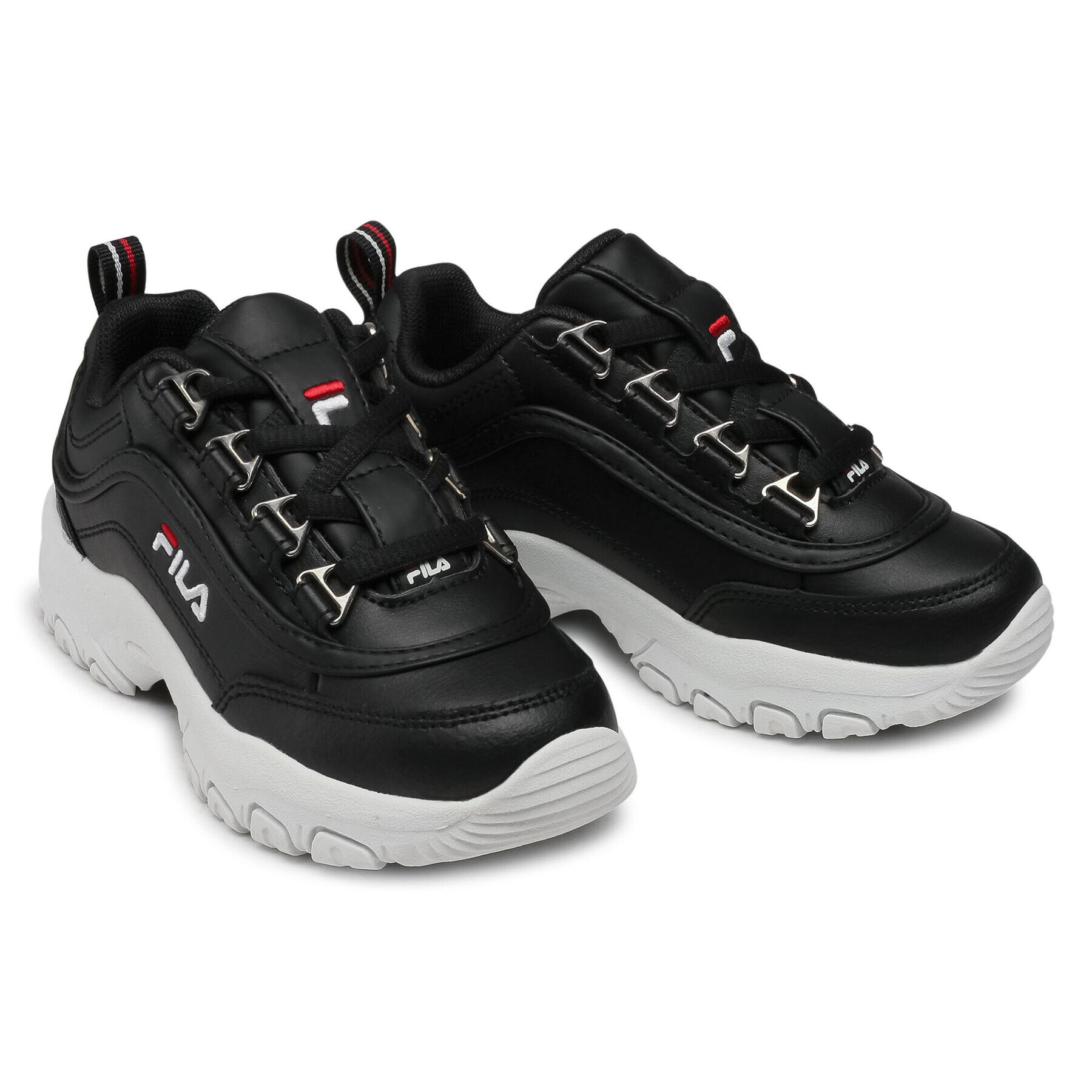 Fila Сникърси Strada Low Kids 1010781.25Y Черен - Pepit.bg