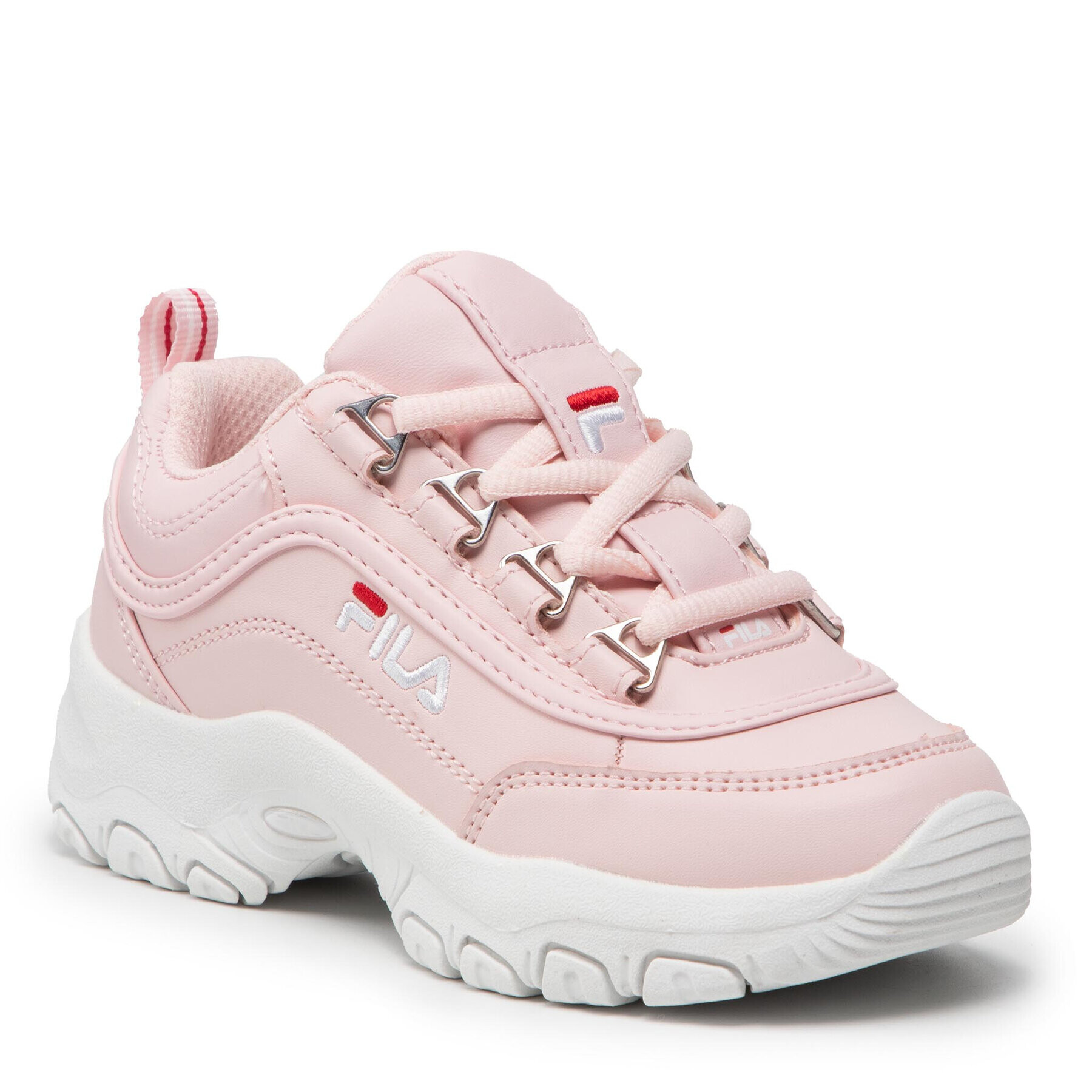 Fila Сникърси Strada Low Kids 1010781.40011 Розов - Pepit.bg