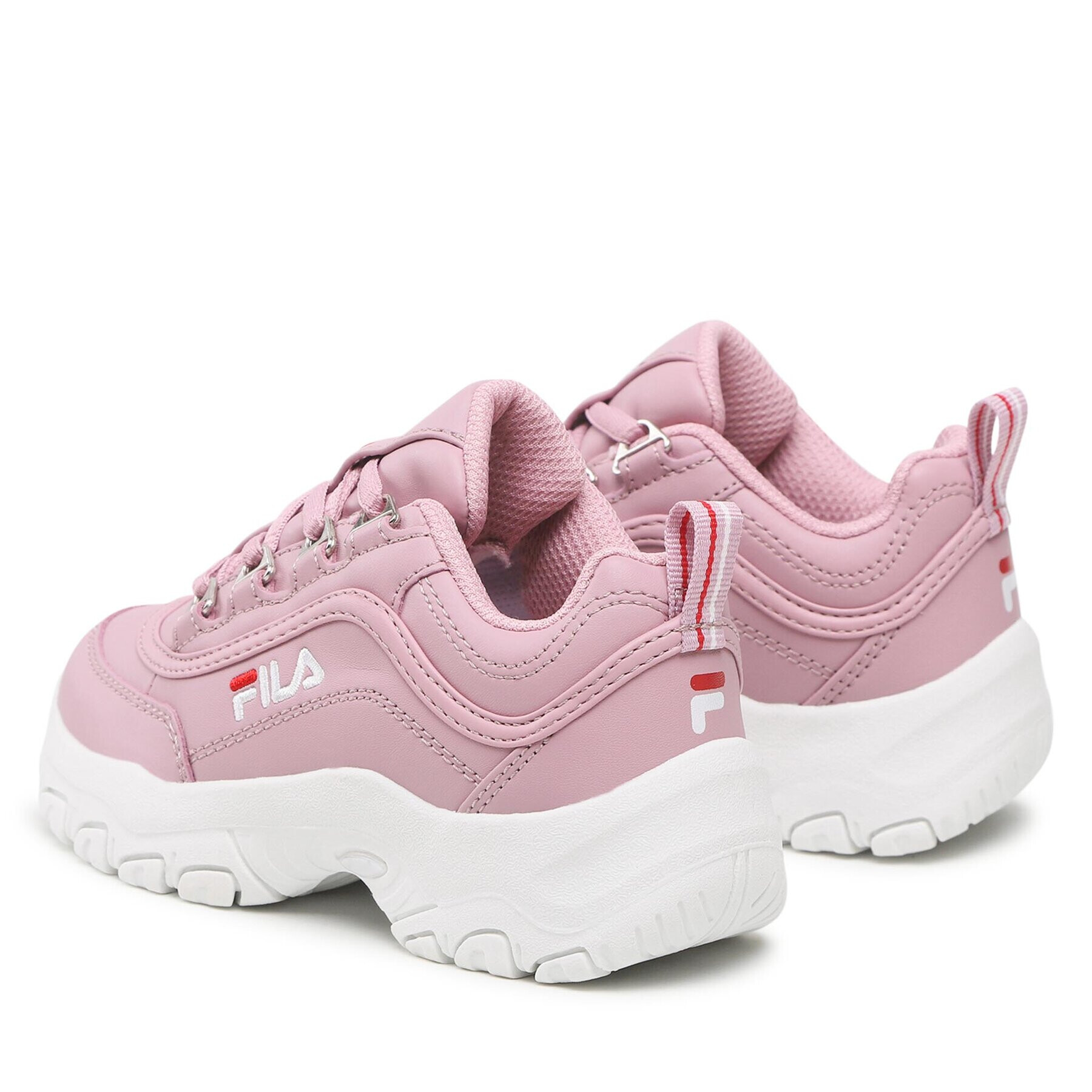 Fila Сникърси Strada Low Kids 1010781.40024 Розов - Pepit.bg