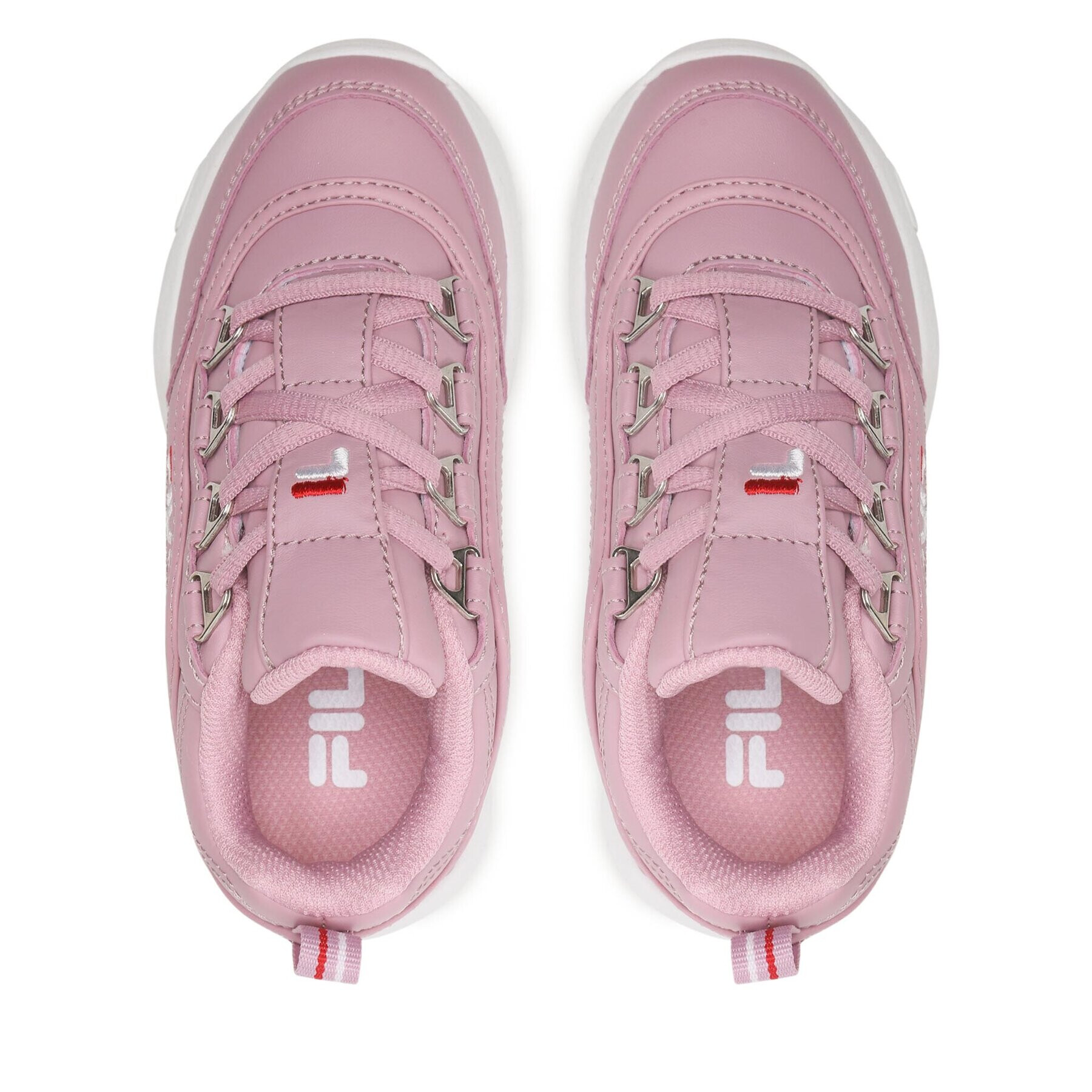 Fila Сникърси Strada Low Kids 1010781.40024 Розов - Pepit.bg