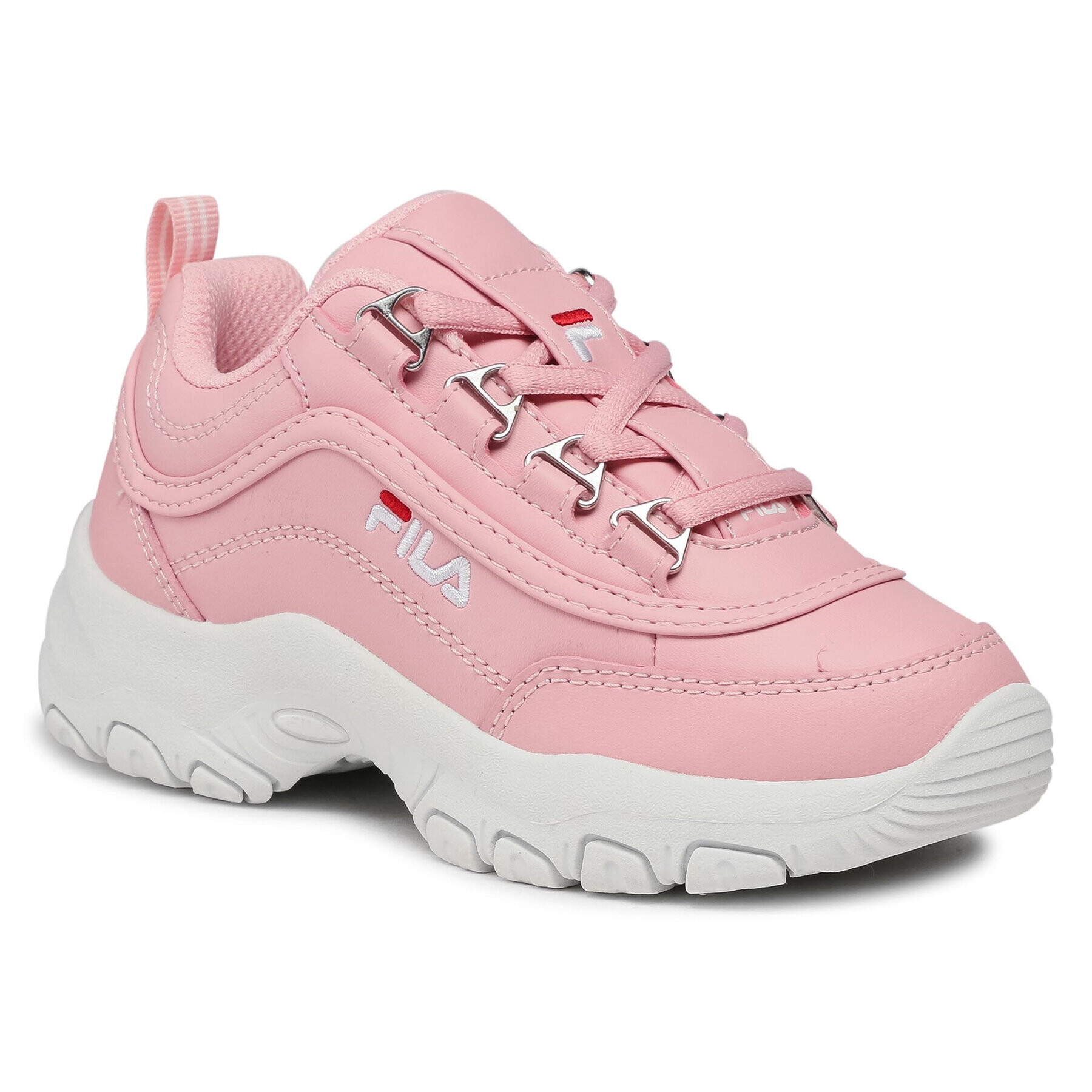 Fila Сникърси Strada Low Kids 1010781.73W Розов - Pepit.bg