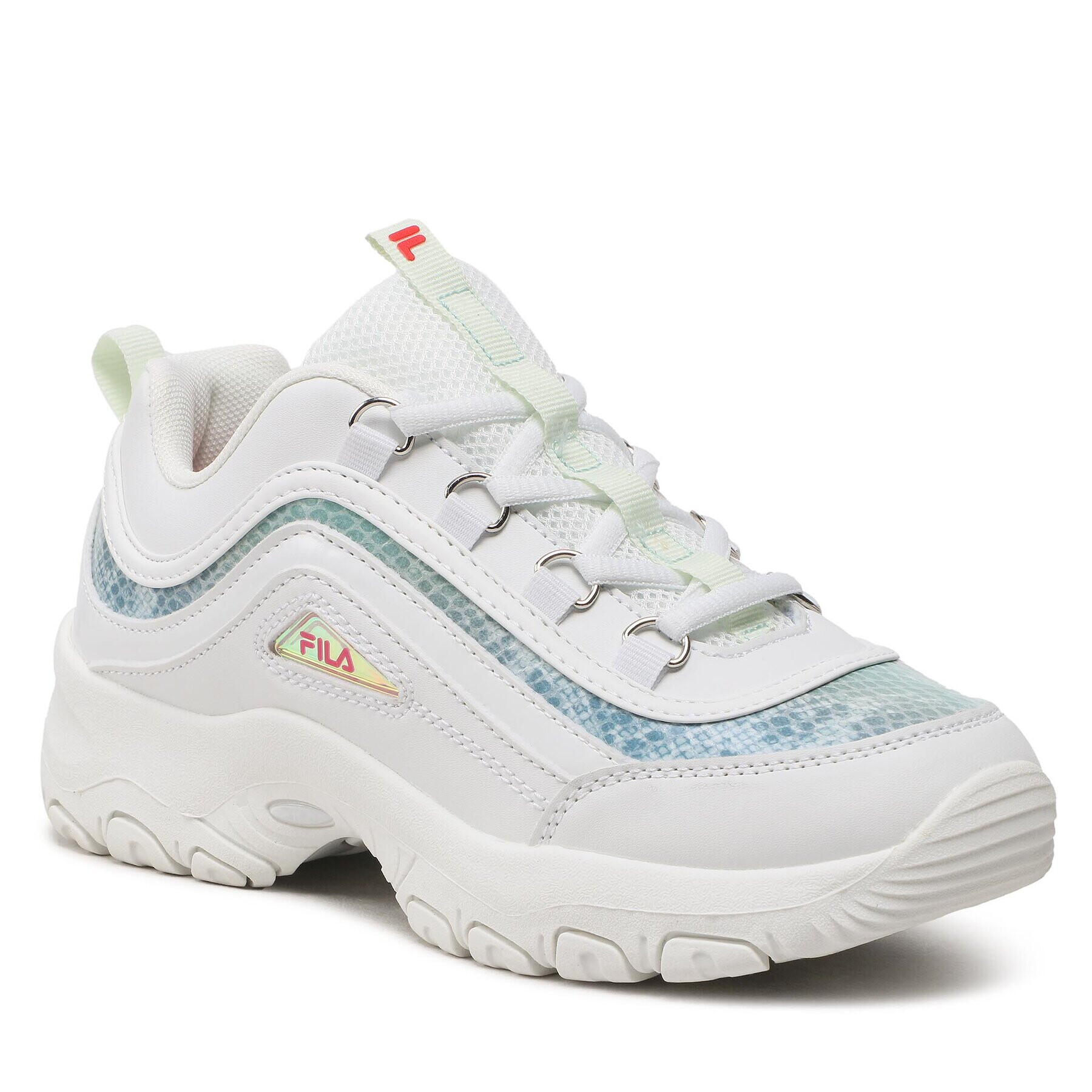 Fila Сникърси Strada Low Kids FFK0016.13227 Бял - Pepit.bg