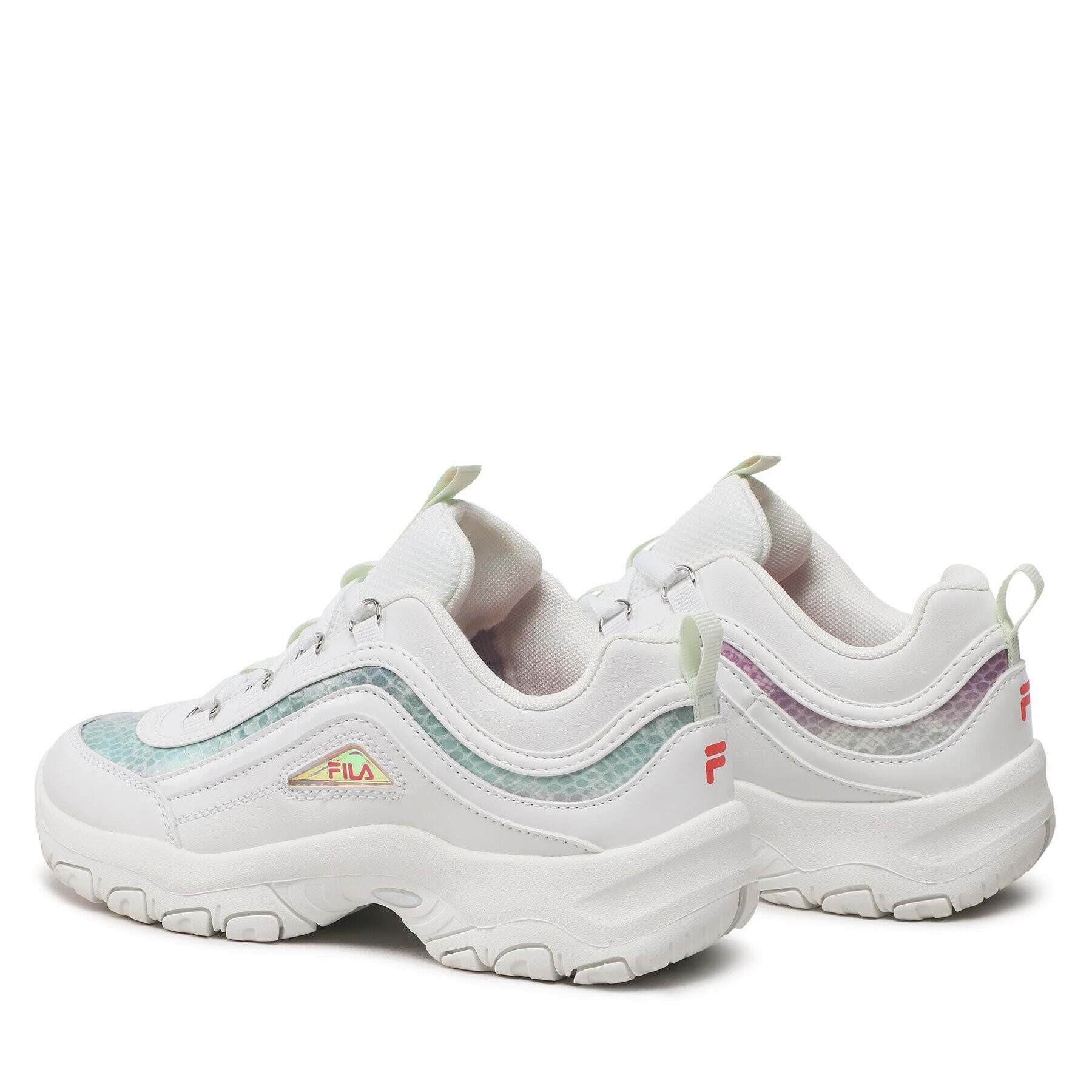 Fila Сникърси Strada Low Kids FFK0016.13227 Бял - Pepit.bg
