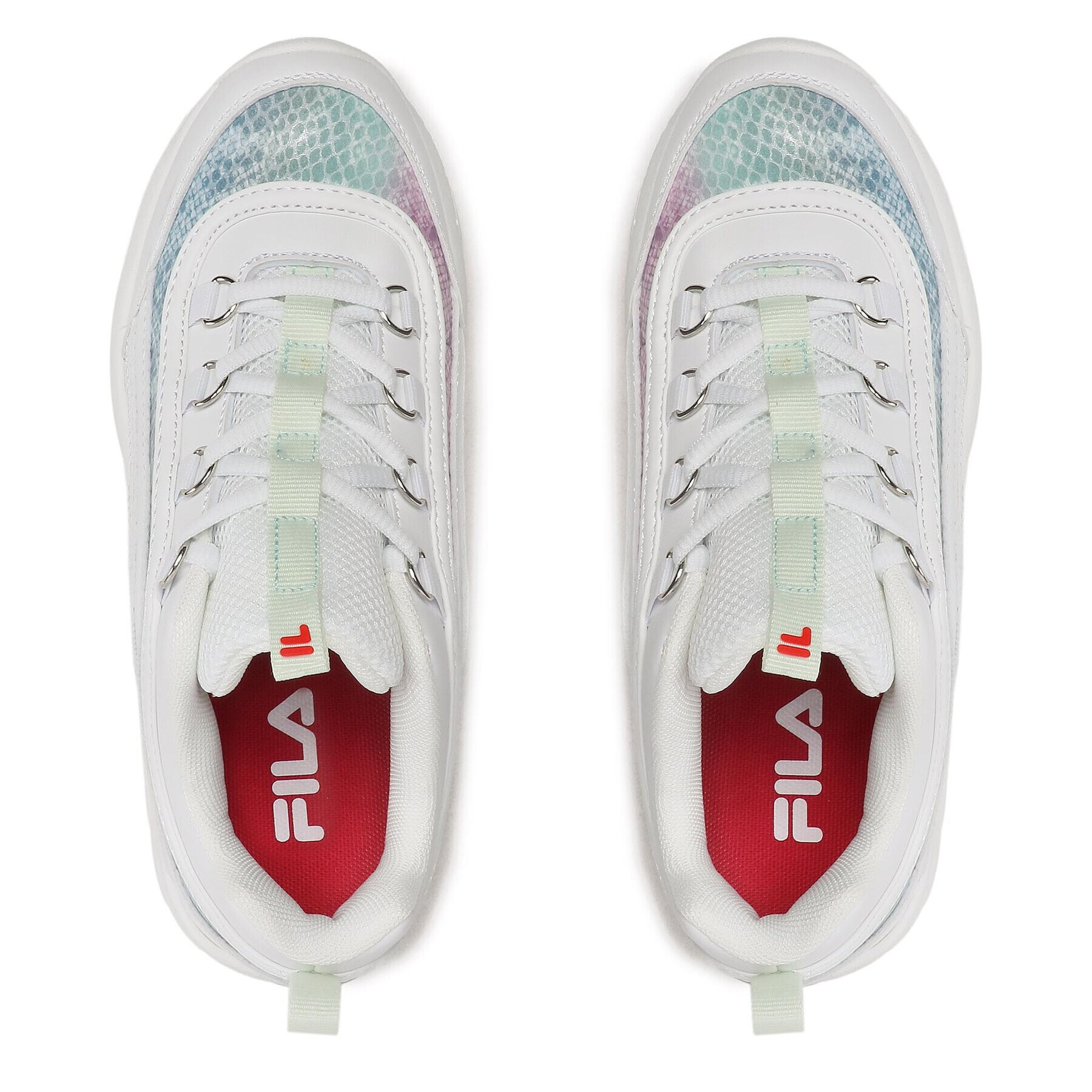 Fila Сникърси Strada Low Kids FFK0016.13227 Бял - Pepit.bg